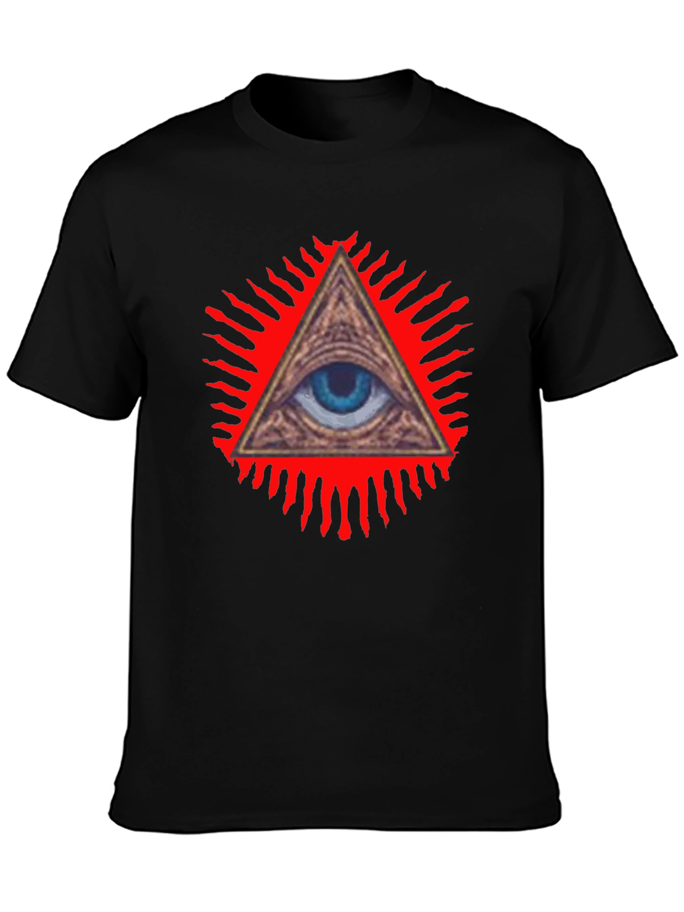 Illuminati Eye Graphic Tee - All Seeing Eye