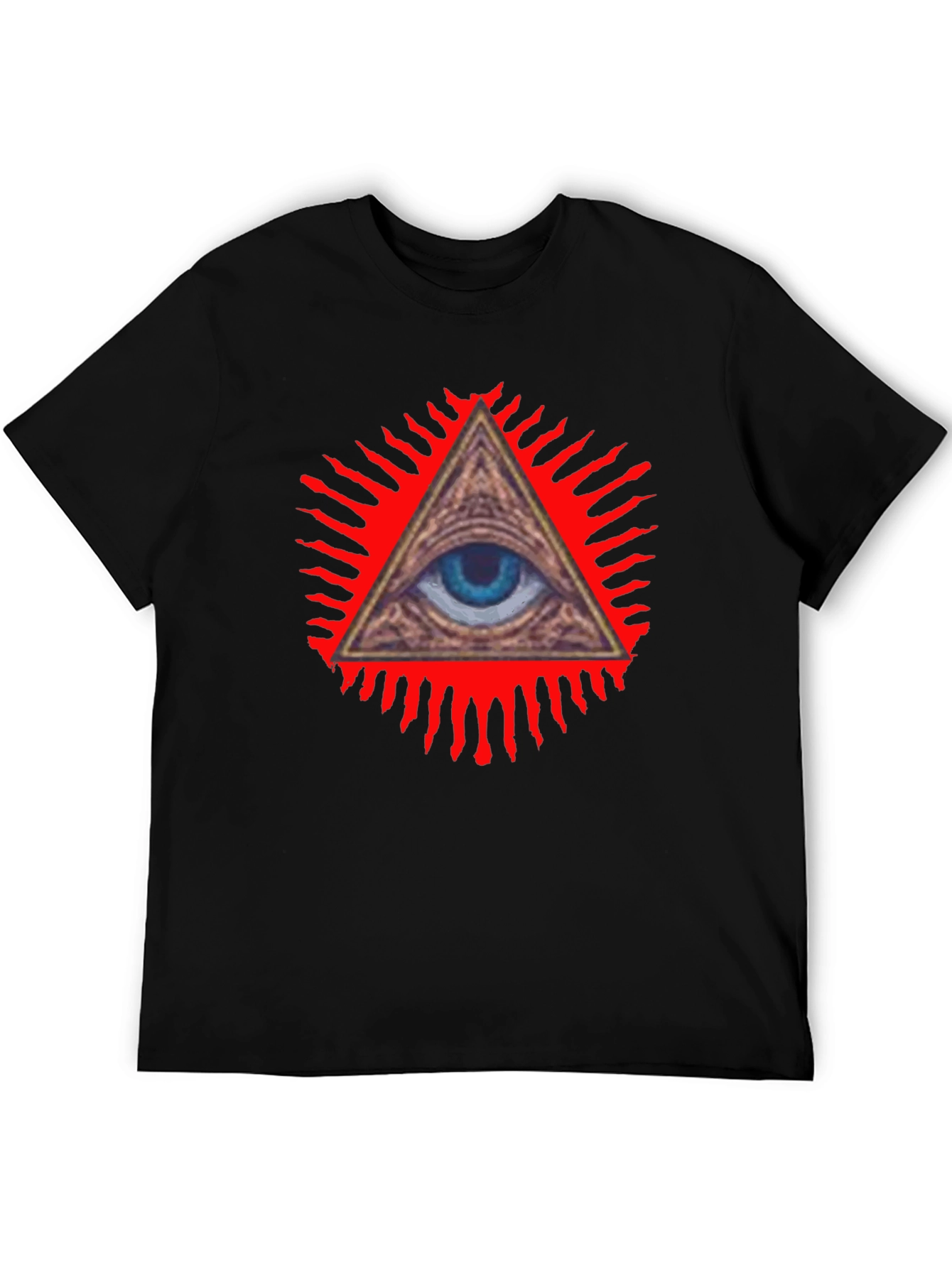 Illuminati Eye Graphic Tee - All Seeing Eye
