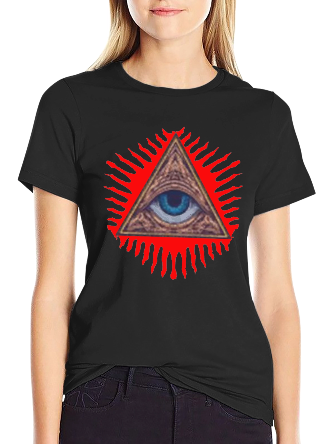 Illuminati Eye Graphic Tee - All Seeing Eye