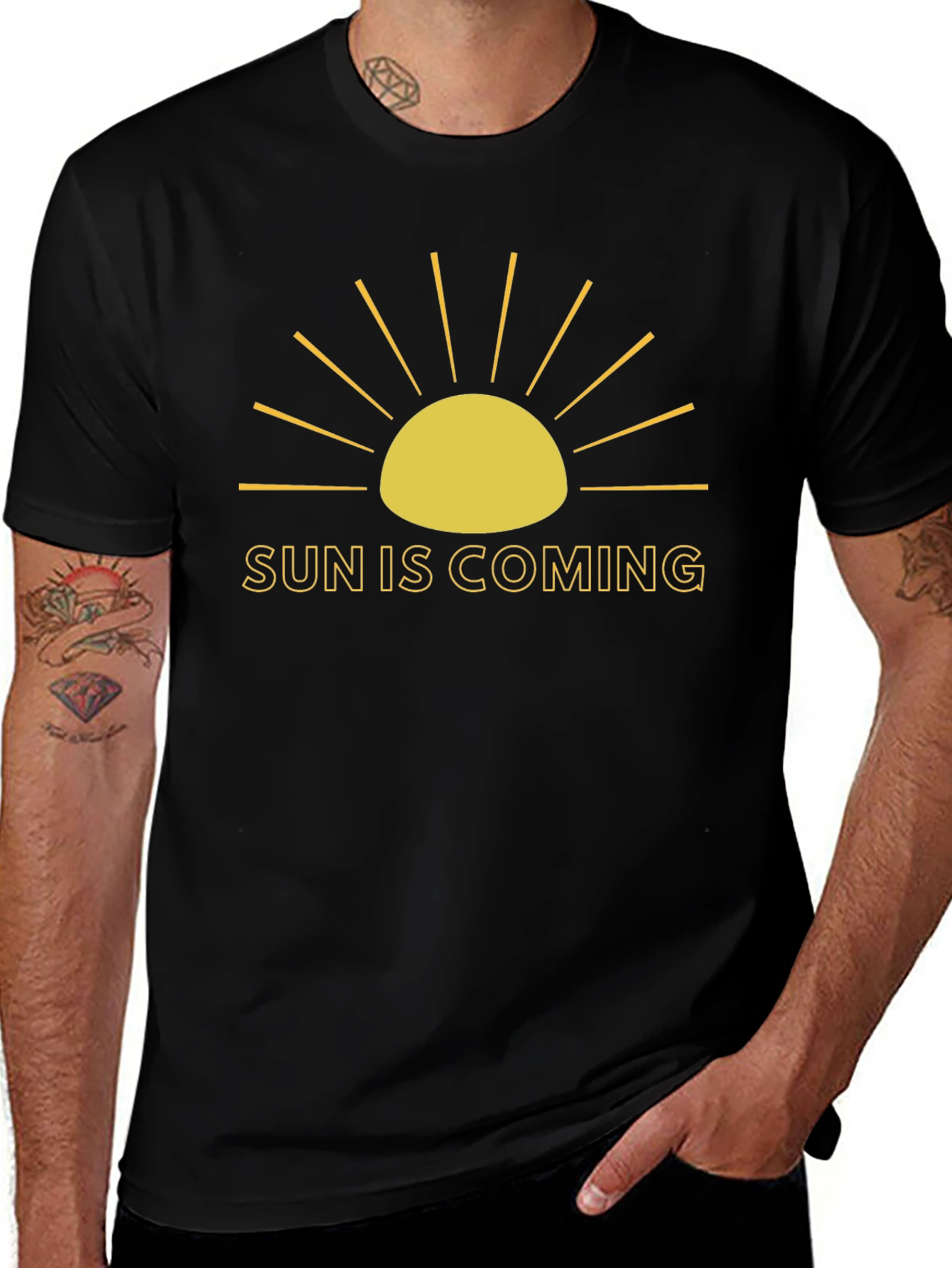 Sun is Coming Graphic T-Shirt - Mens