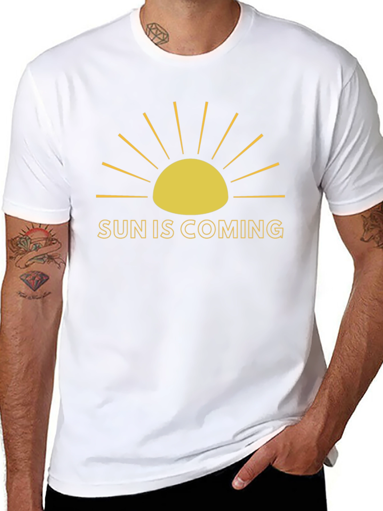 Sun is Coming Graphic T-Shirt - Mens