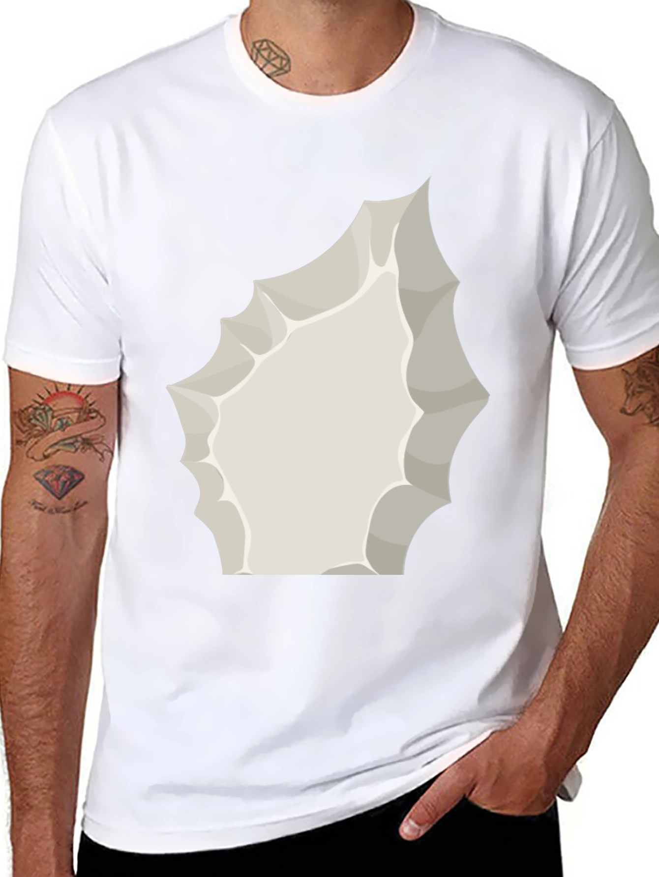 Cartoon Explosion Graphic Tee - Black
