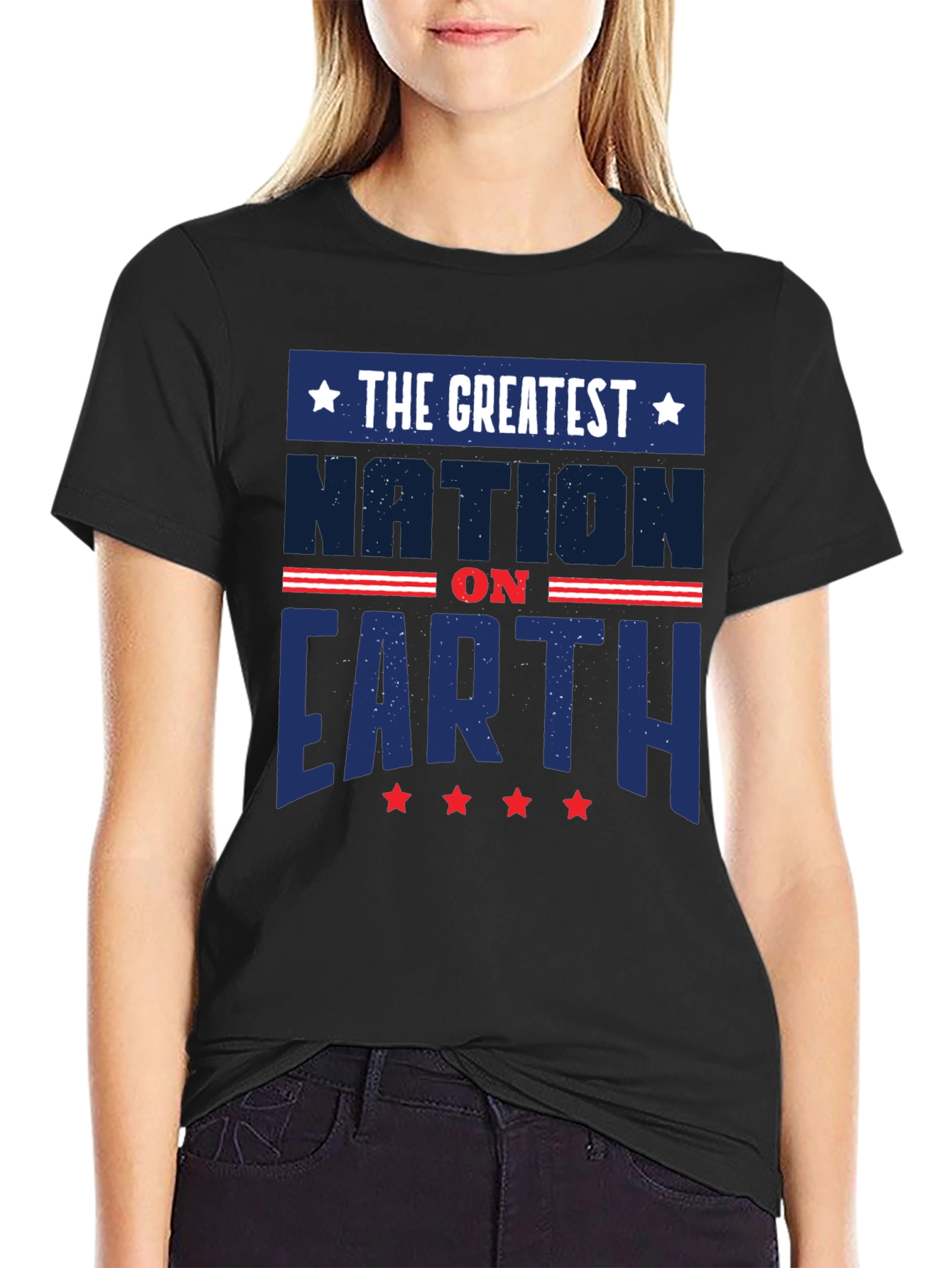 Greatest Nation on Earth Patriotic T-Shirt