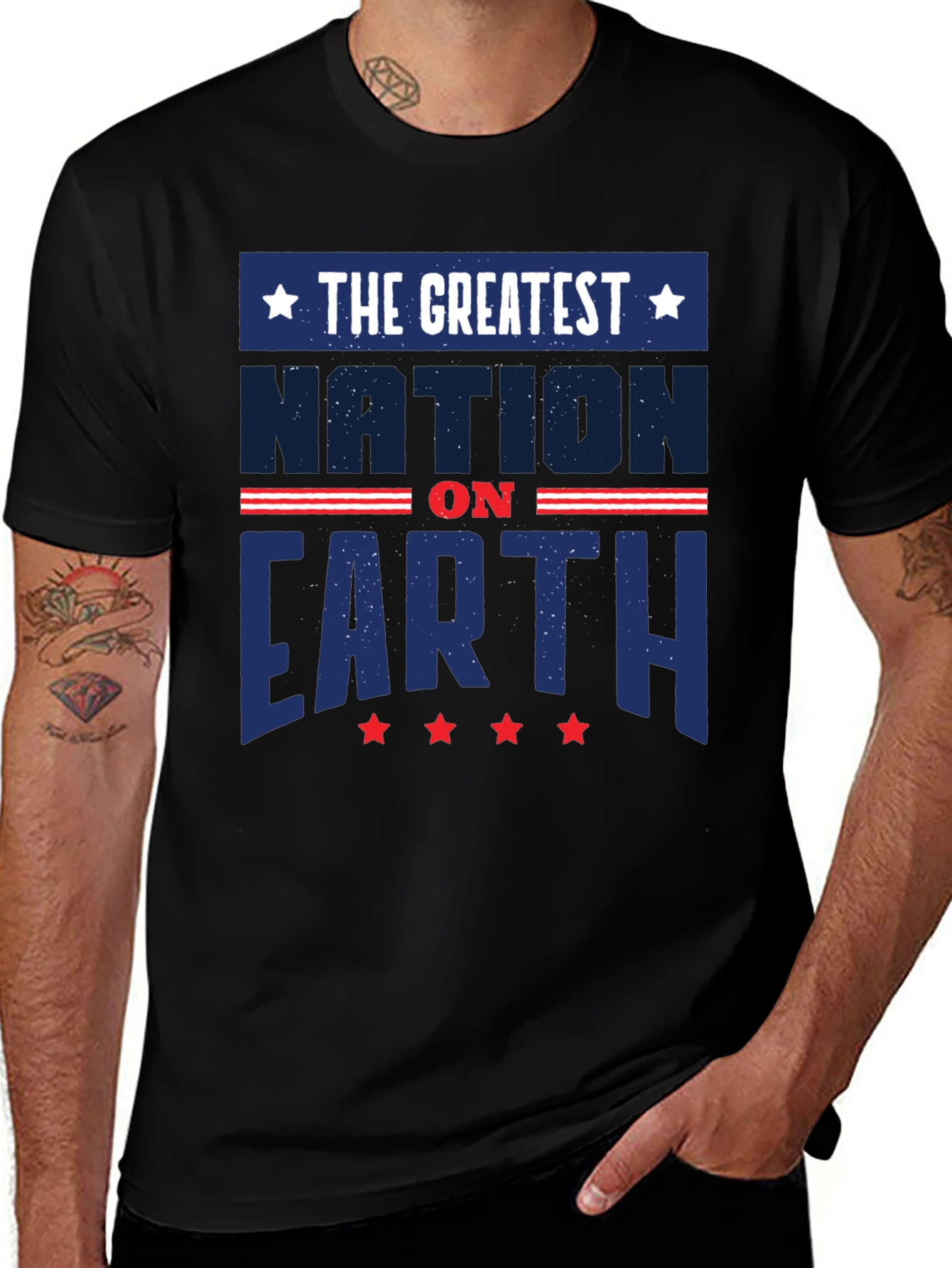 Greatest Nation on Earth Patriotic T-Shirt