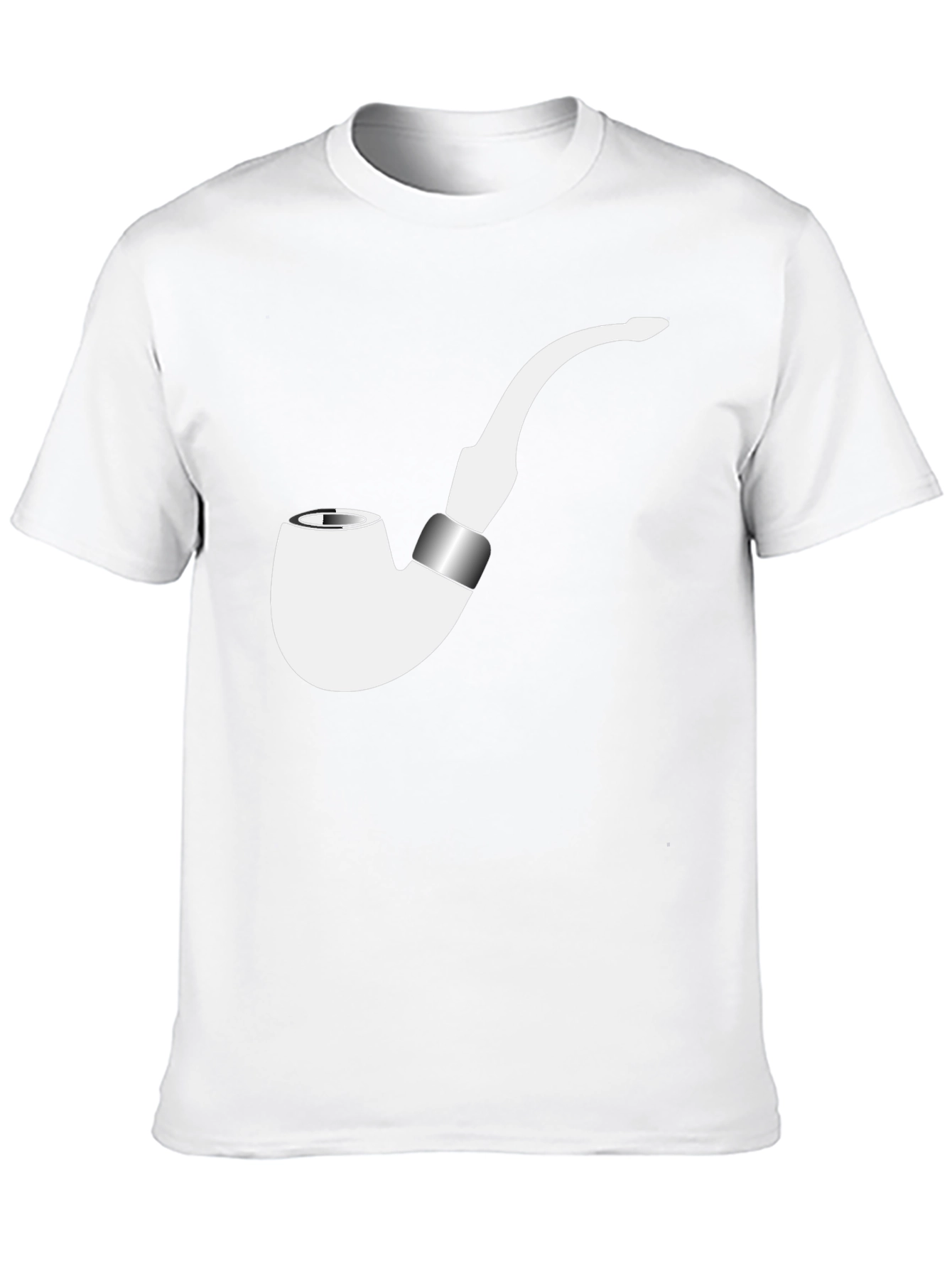 Smoking Pipe Graphic Tee - Casual Style