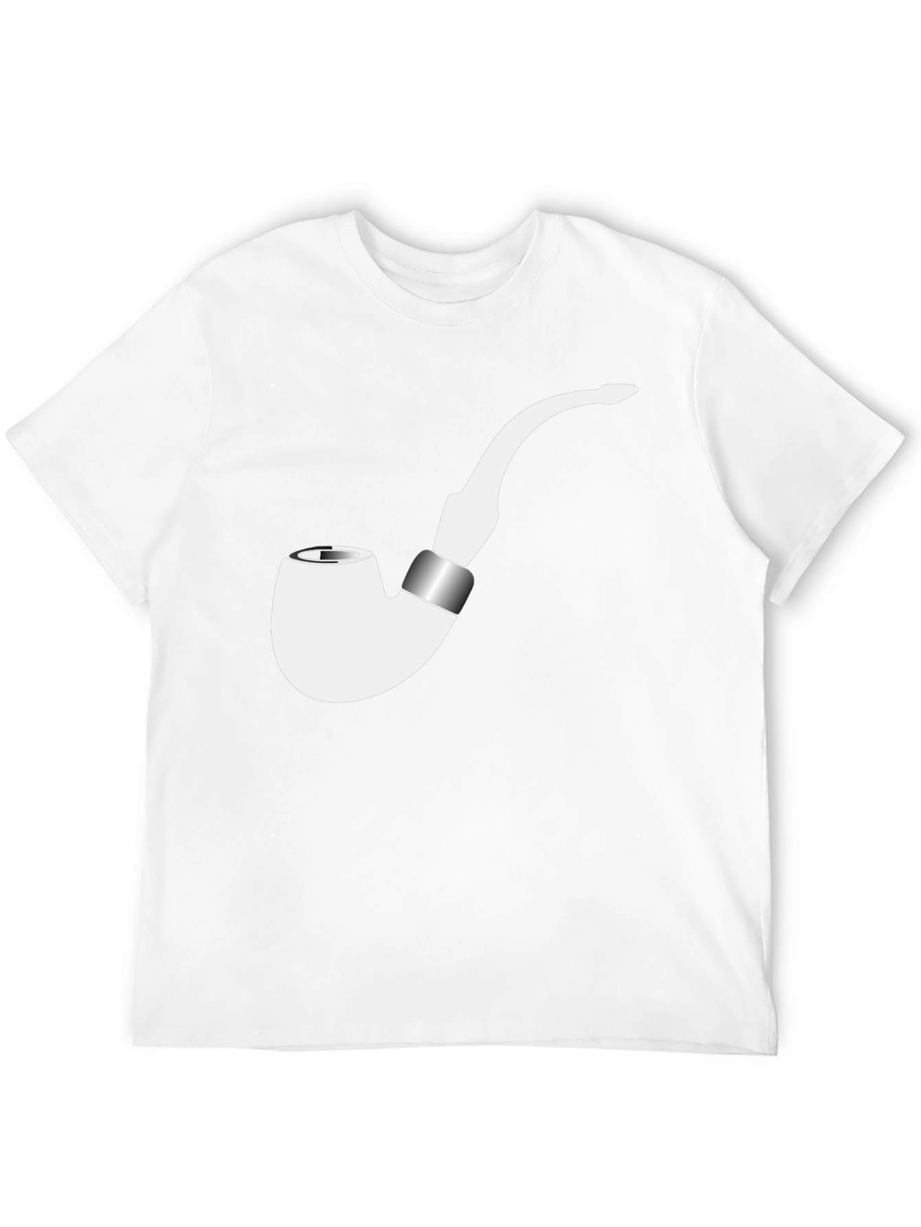 Smoking Pipe Graphic Tee - Casual Style