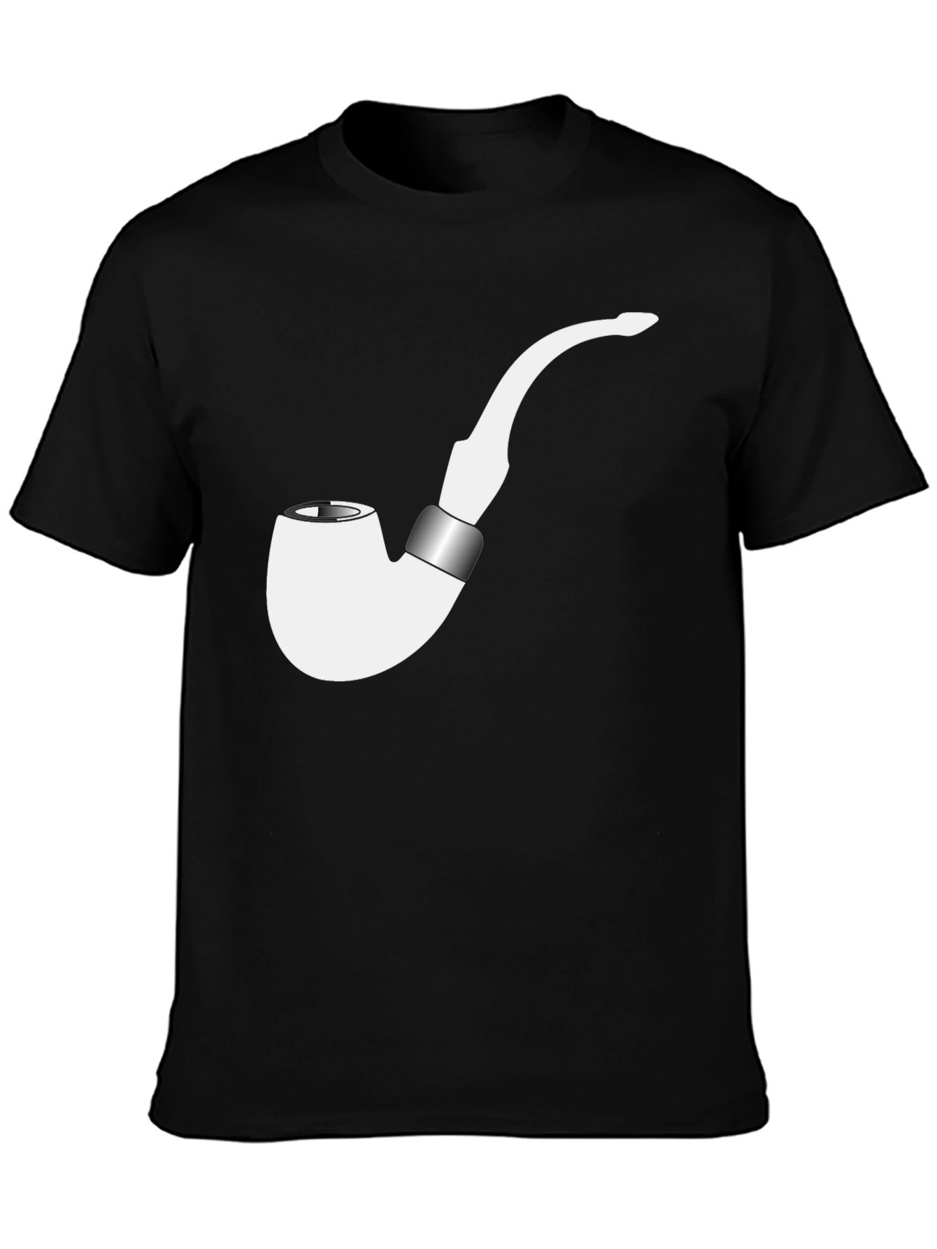 Smoking Pipe Graphic Tee - Casual Style