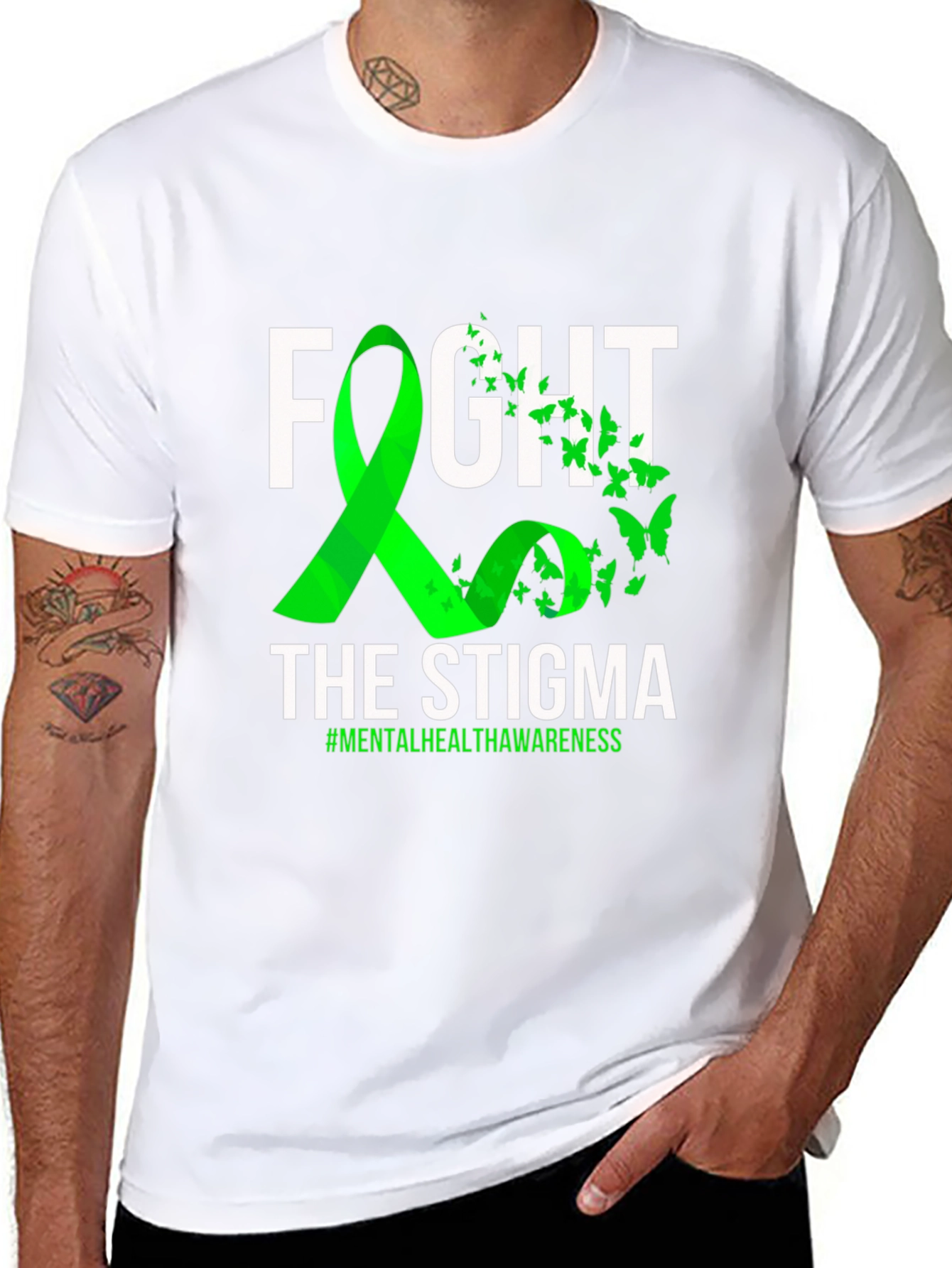 Fight The Stigma Mental Health Awareness T-Shirt