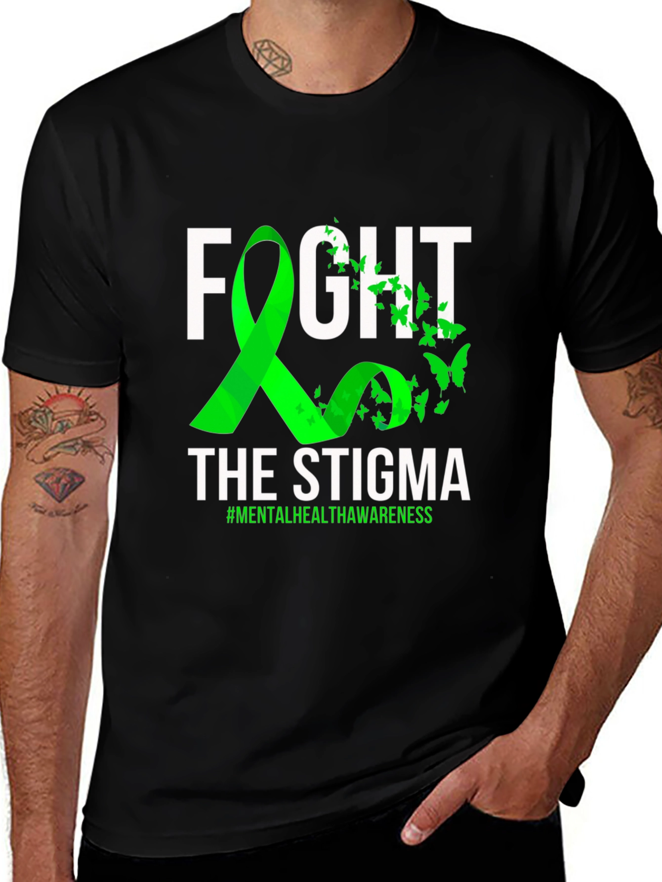 Fight The Stigma Mental Health Awareness T-Shirt