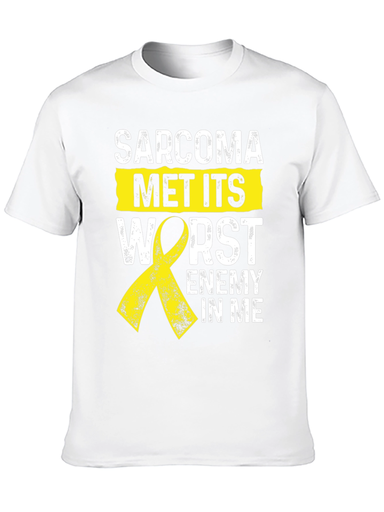 Sarcoma Awareness T-Shirt: Met Its Worst Enemy