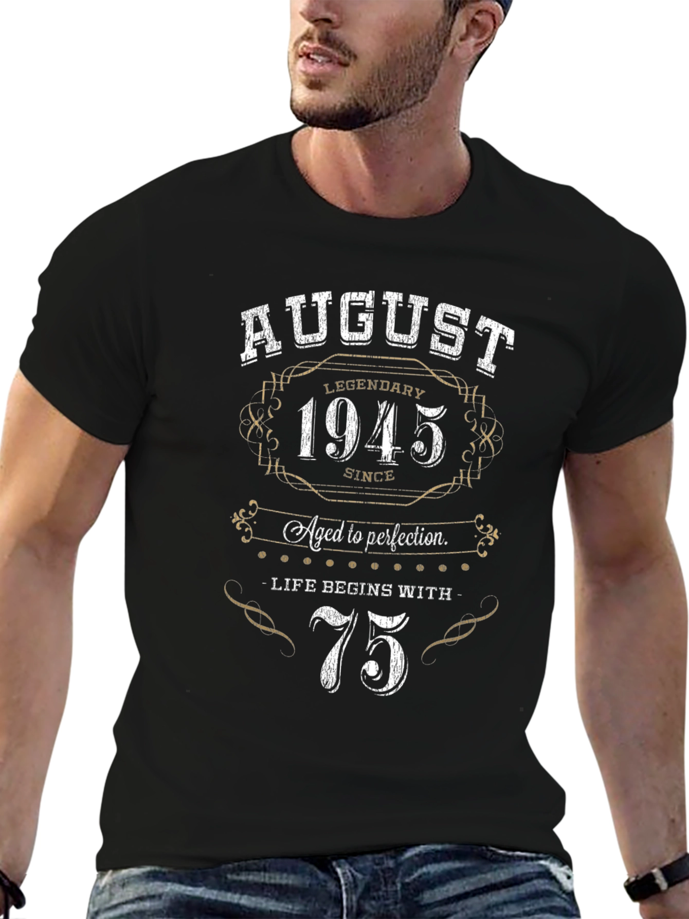 August 1945 75th Birthday T-Shirt