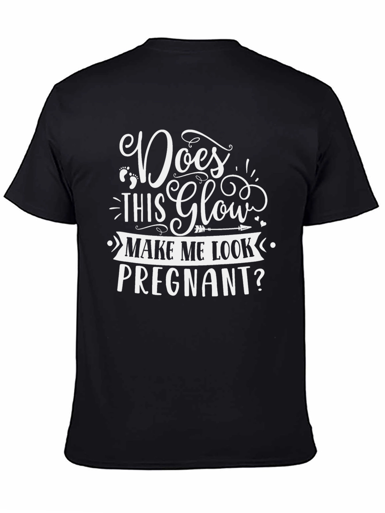 Funny Pregnancy T-Shirt: Does This Glow?