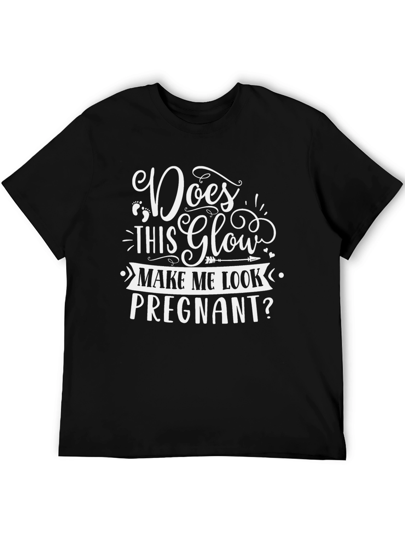 Funny Pregnancy T-Shirt: Does This Glow?