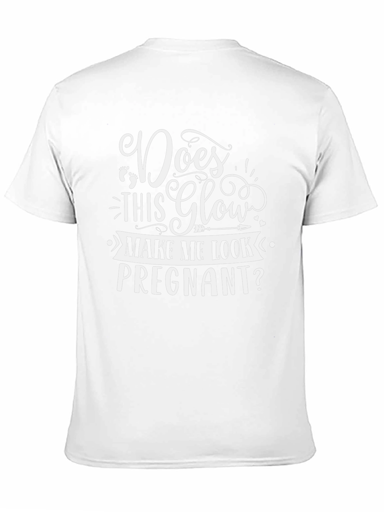 Funny Pregnancy T-Shirt: Does This Glow?