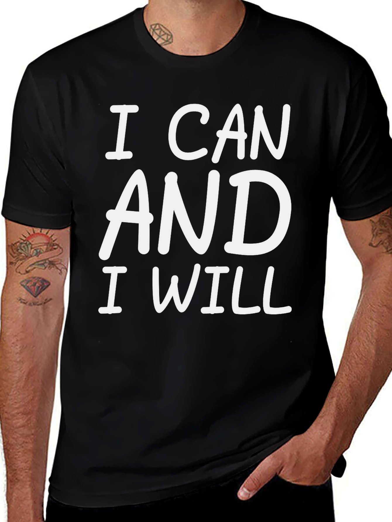 I Can and I Will Motivation T-Shirt