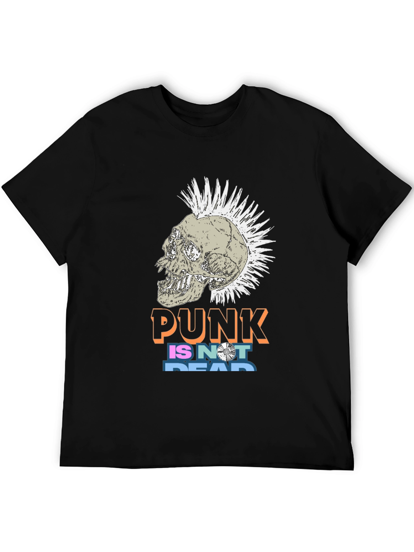Punk Skull Graphic T-Shirt - Bold Streetwear