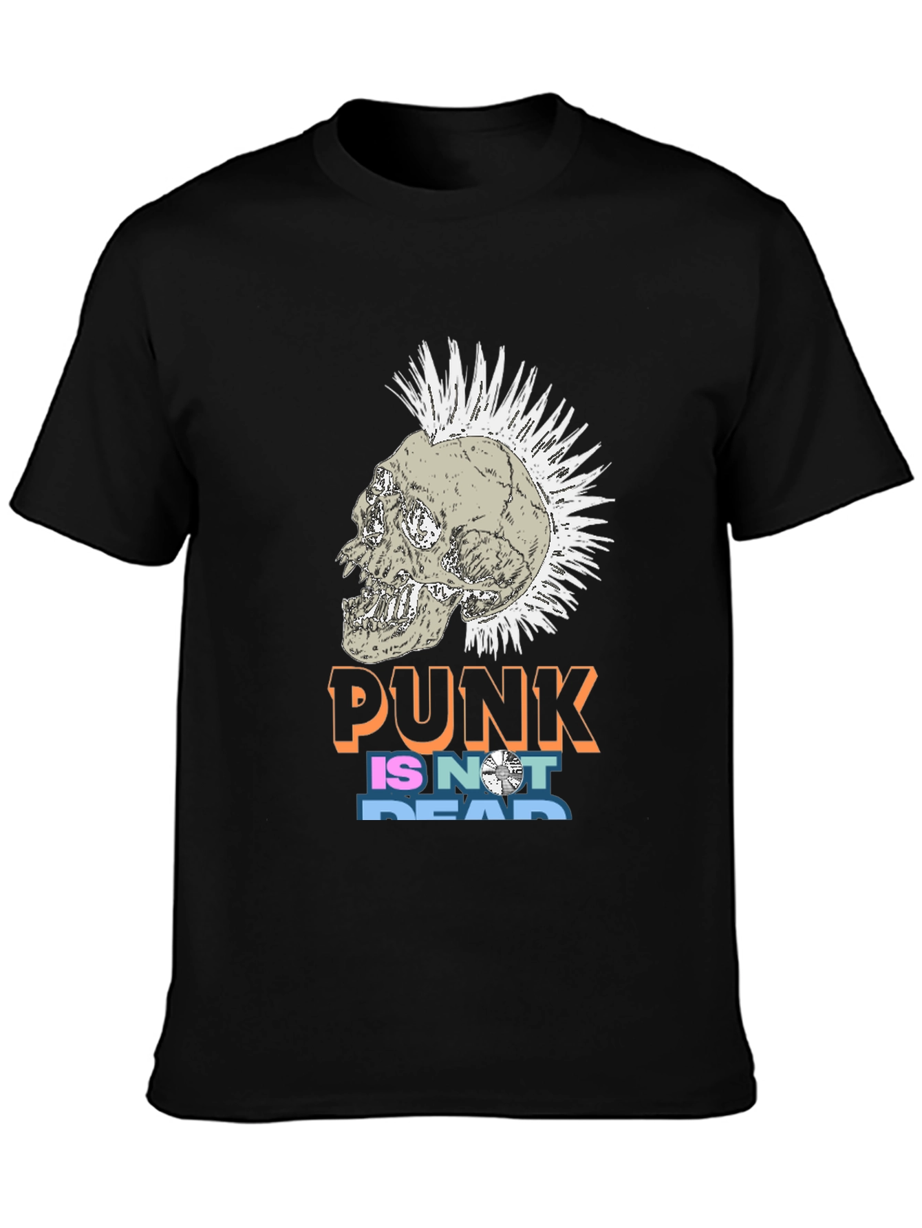 Punk Skull Graphic T-Shirt - Bold Streetwear