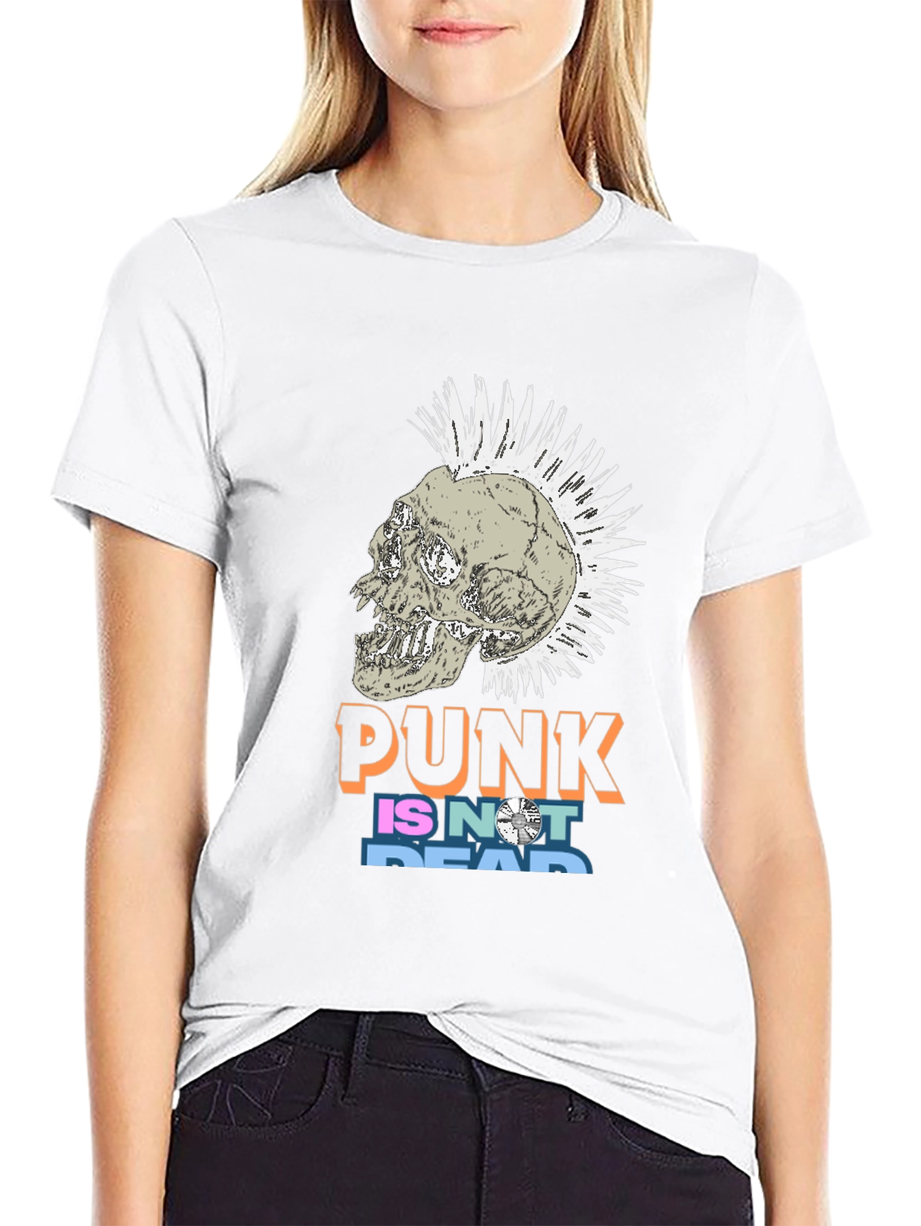 Punk Skull Graphic T-Shirt - Bold Streetwear