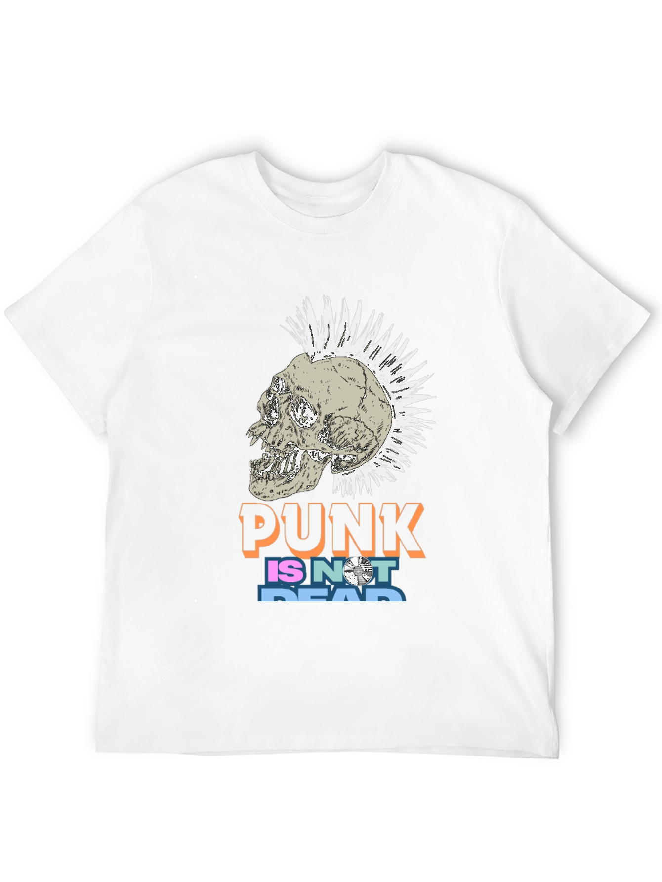 Punk Skull Graphic T-Shirt - Bold Streetwear