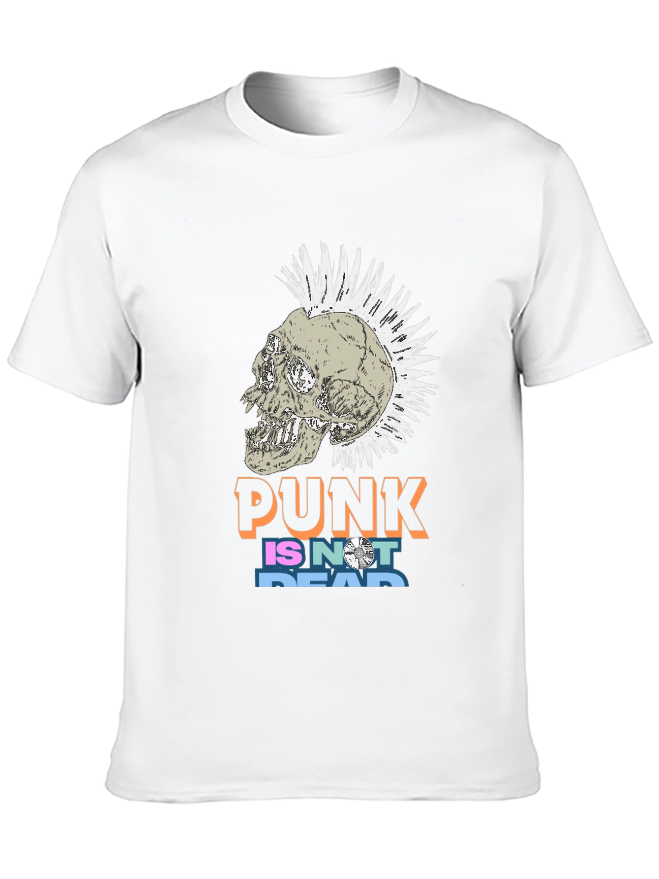 Punk Skull Graphic T-Shirt - Bold Streetwear