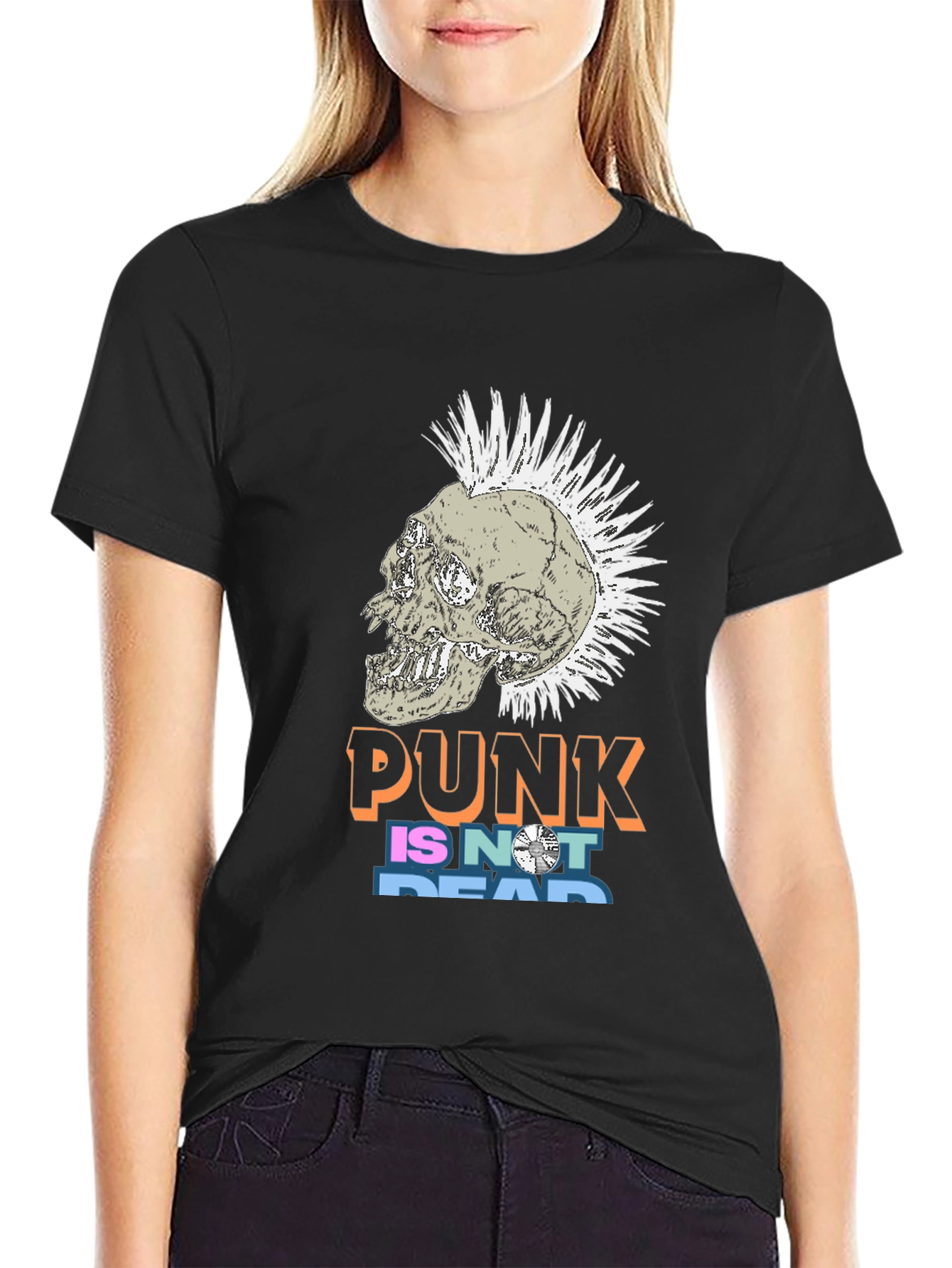 Punk Skull Graphic T-Shirt - Bold Streetwear