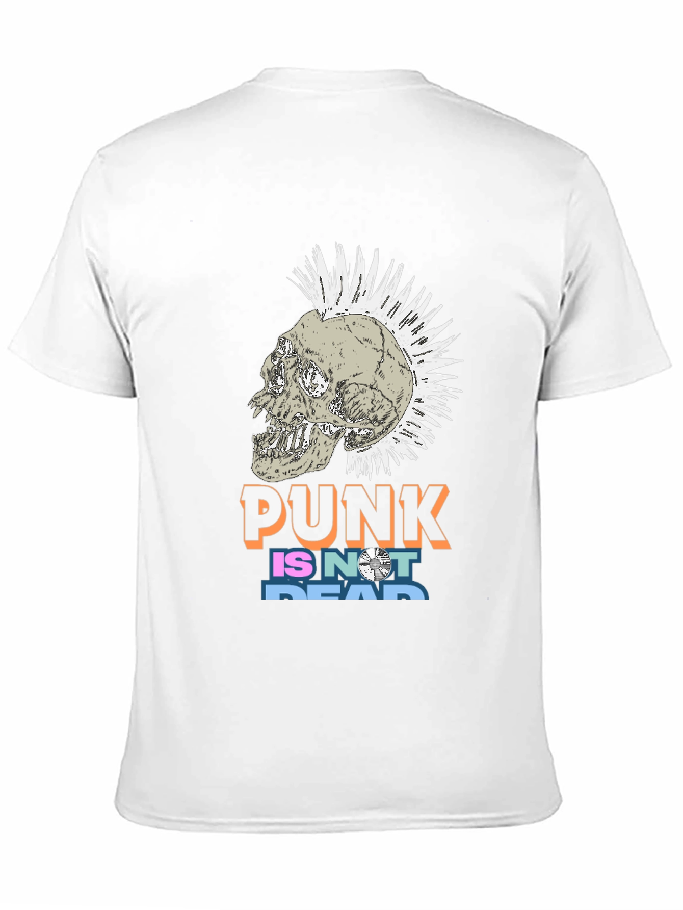 Punk Skull Graphic T-Shirt - Bold Streetwear