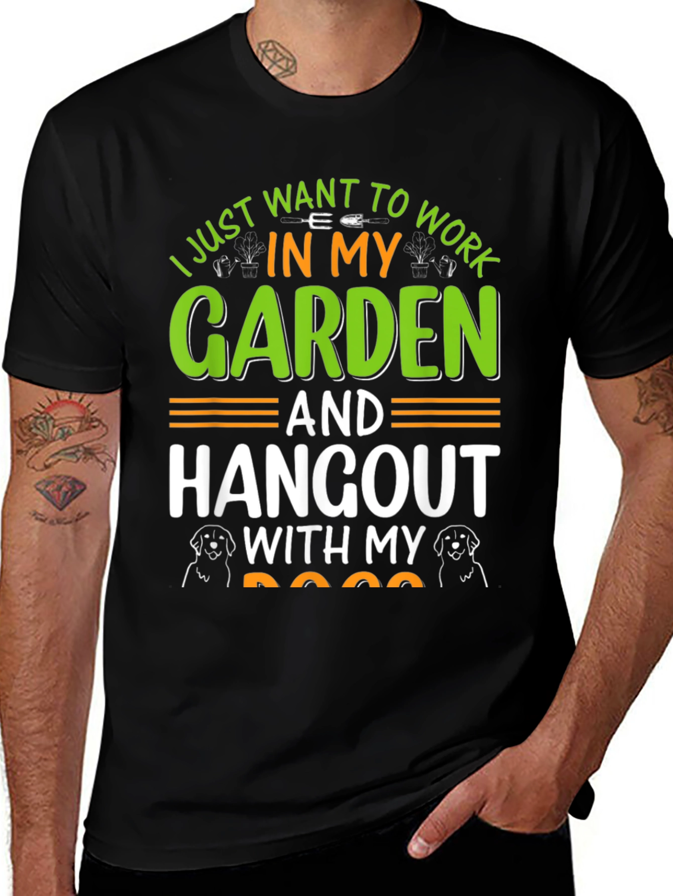 Gardening and Dogs T-Shirt