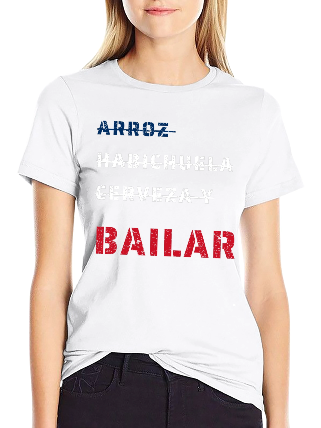 Arroz Habichuela Cerveza Y Bailar Graphic Tee