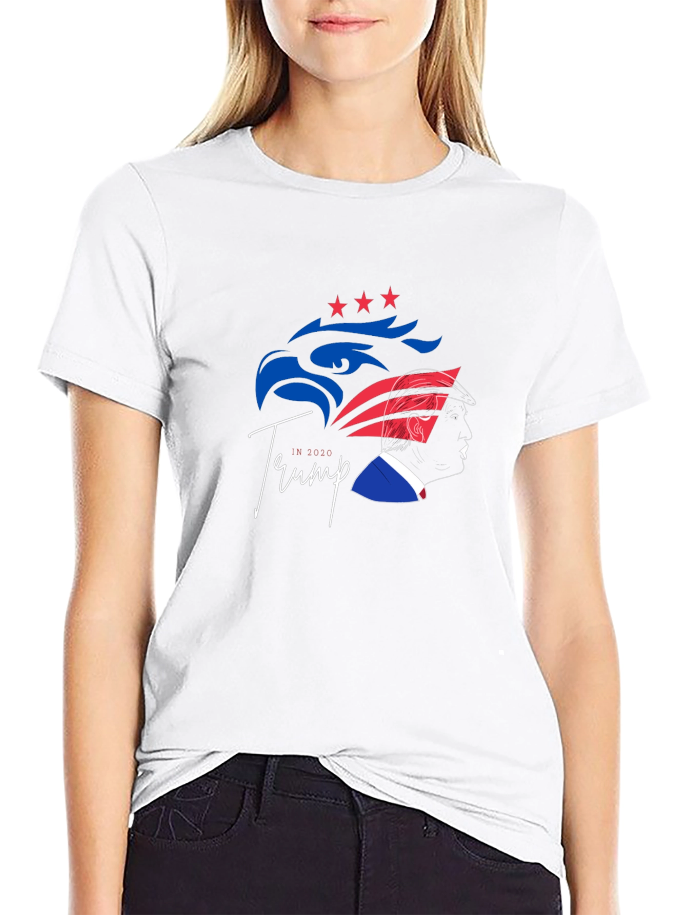 Patriotic Trump 2020 Graphic Tee