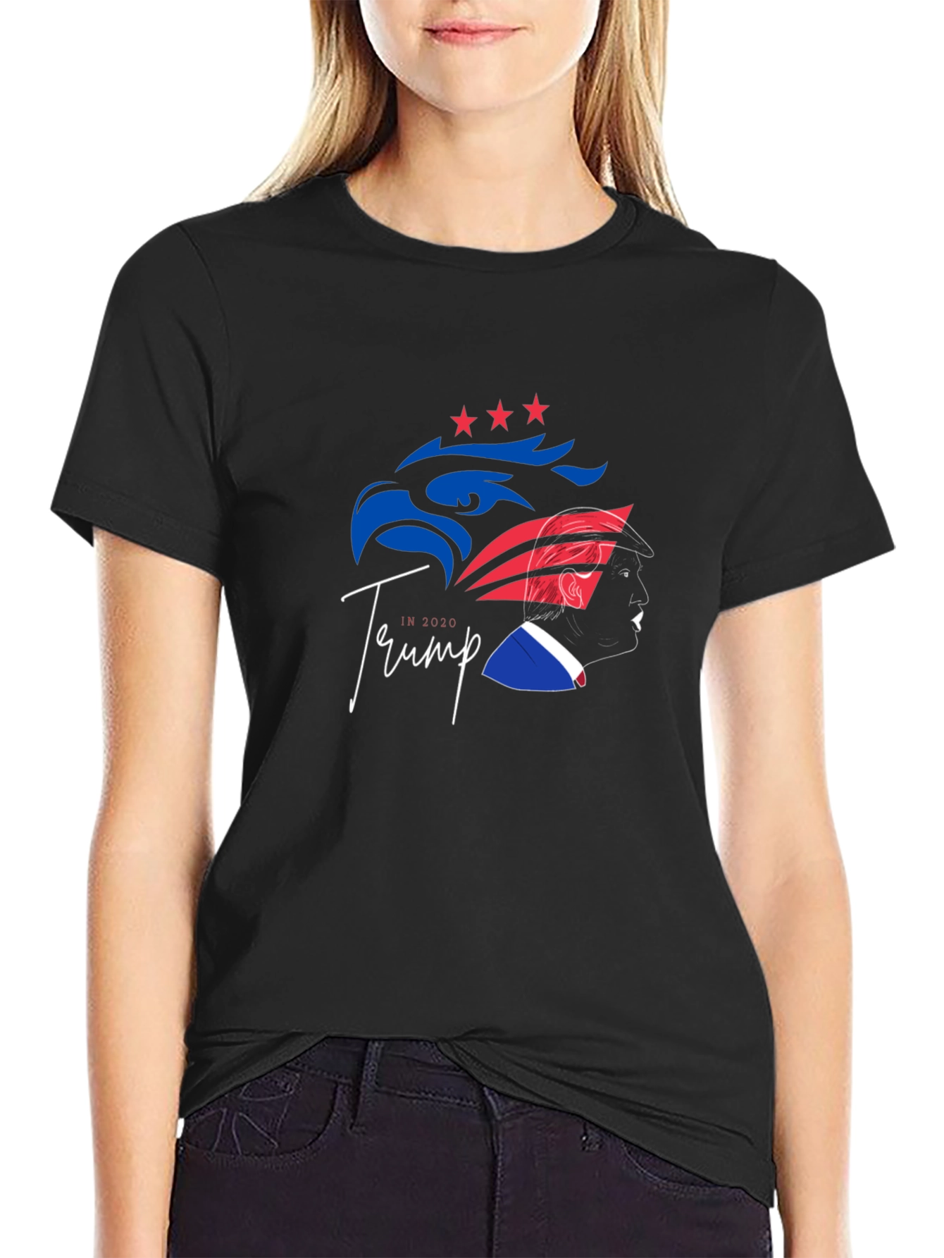 Patriotic Trump 2020 Graphic Tee