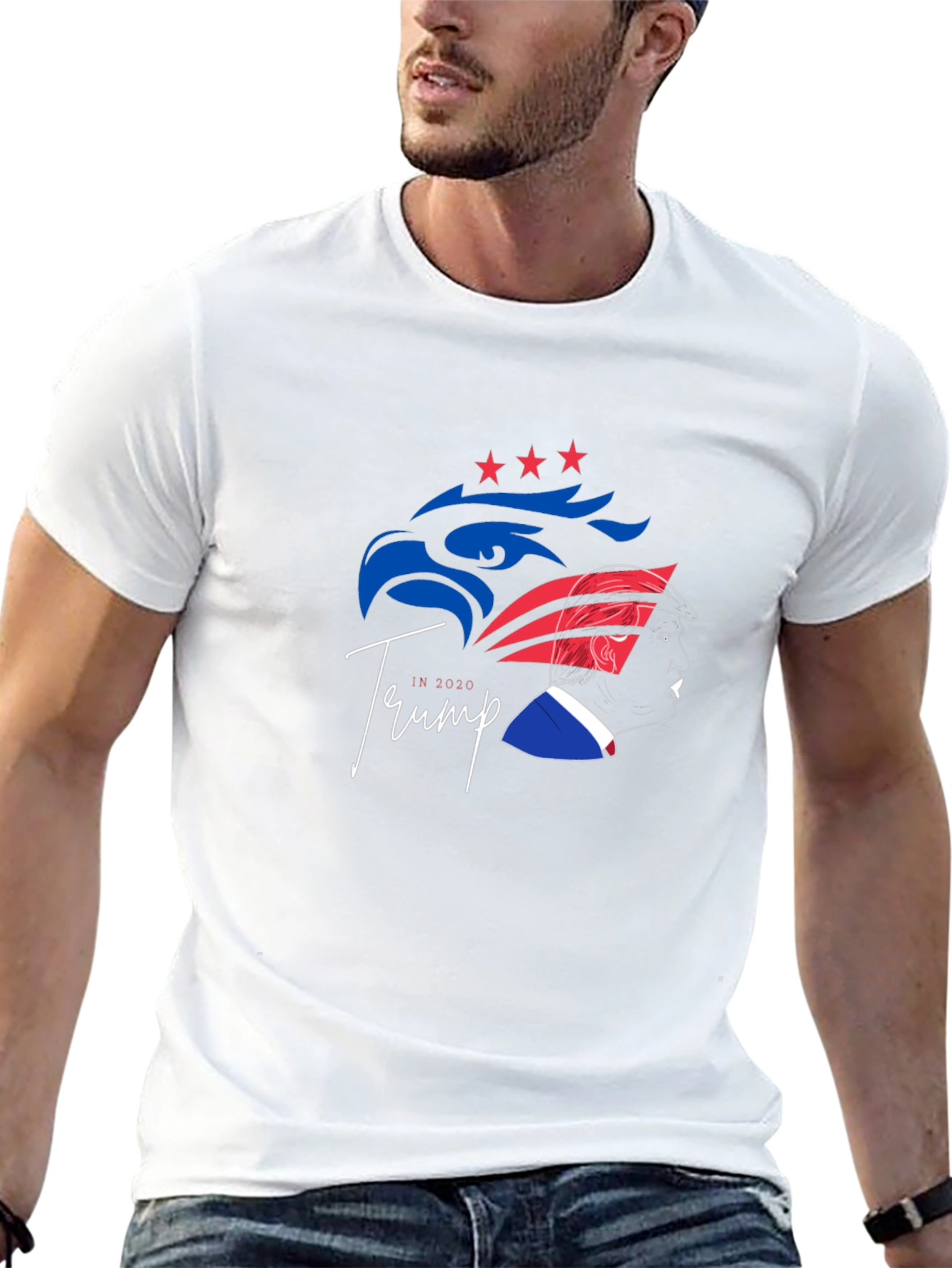 Patriotic Trump 2020 Graphic Tee