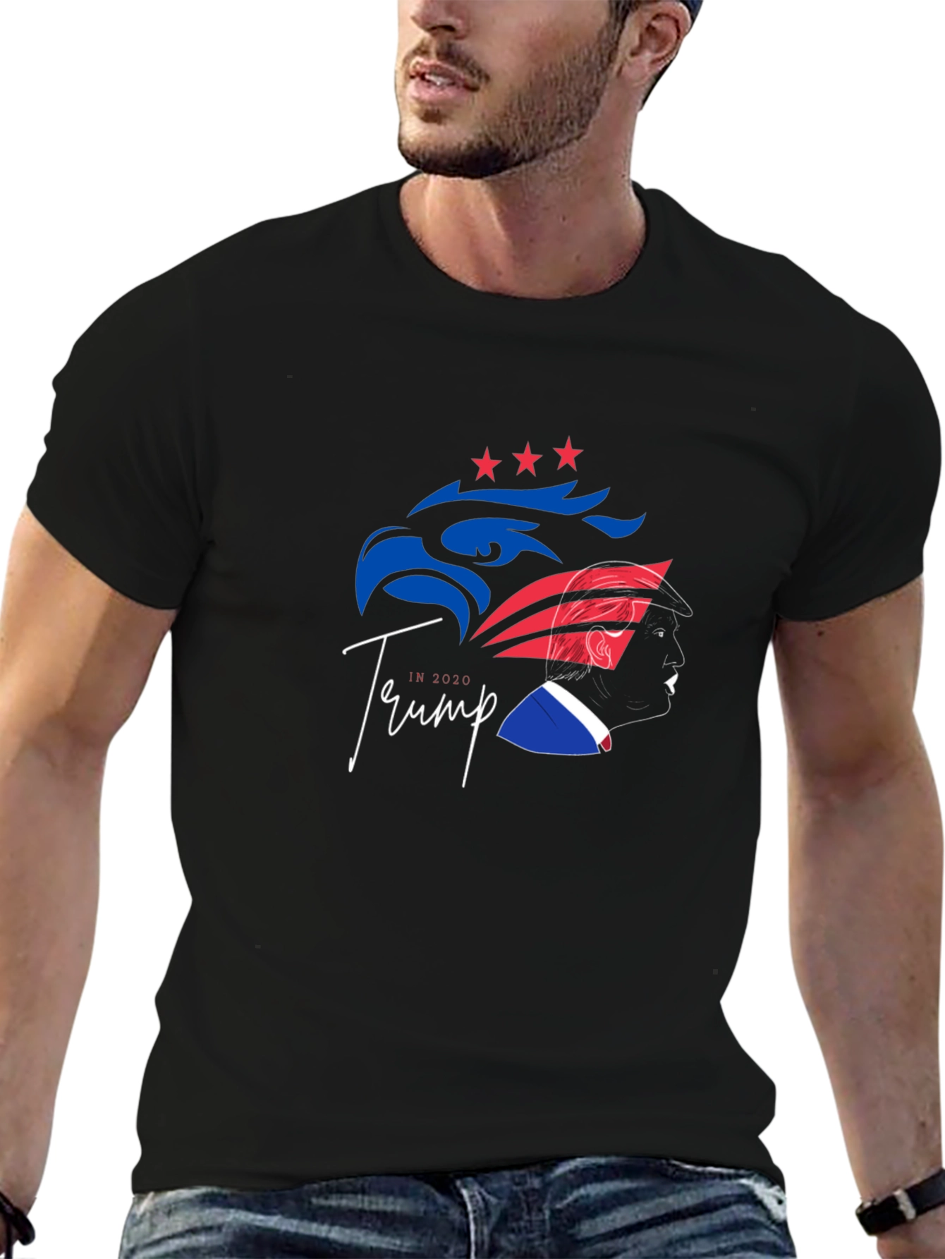 Patriotic Trump 2020 Graphic Tee