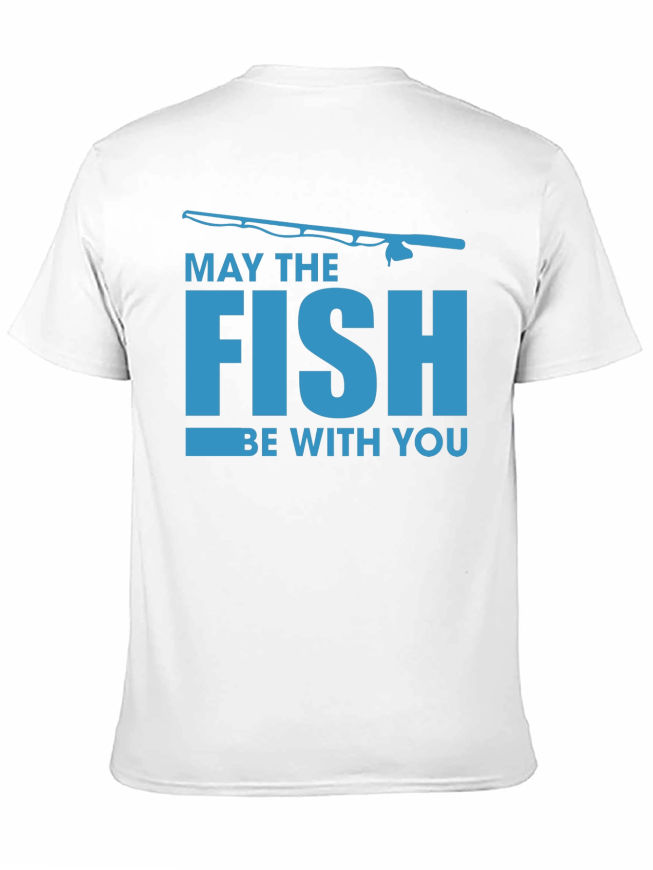 May The Fish Be With You Black T-Shirt