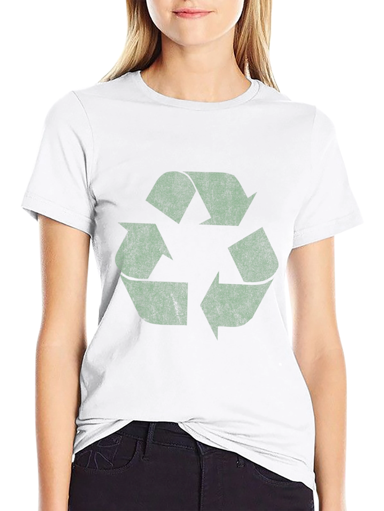 Recycle Symbol Graphic Tee - Sustainable Style