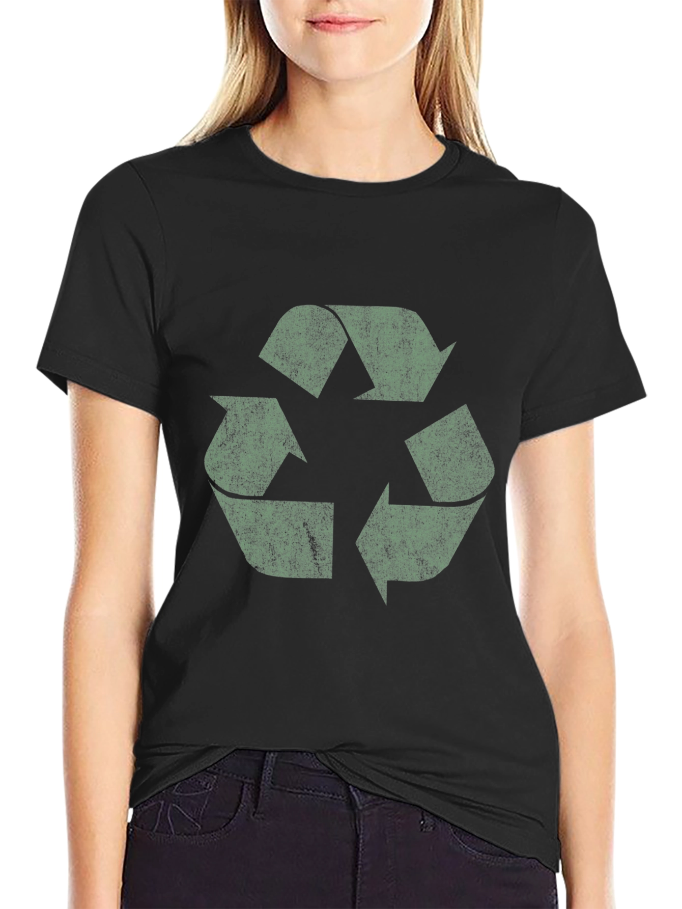 Recycle Symbol Graphic Tee - Sustainable Style