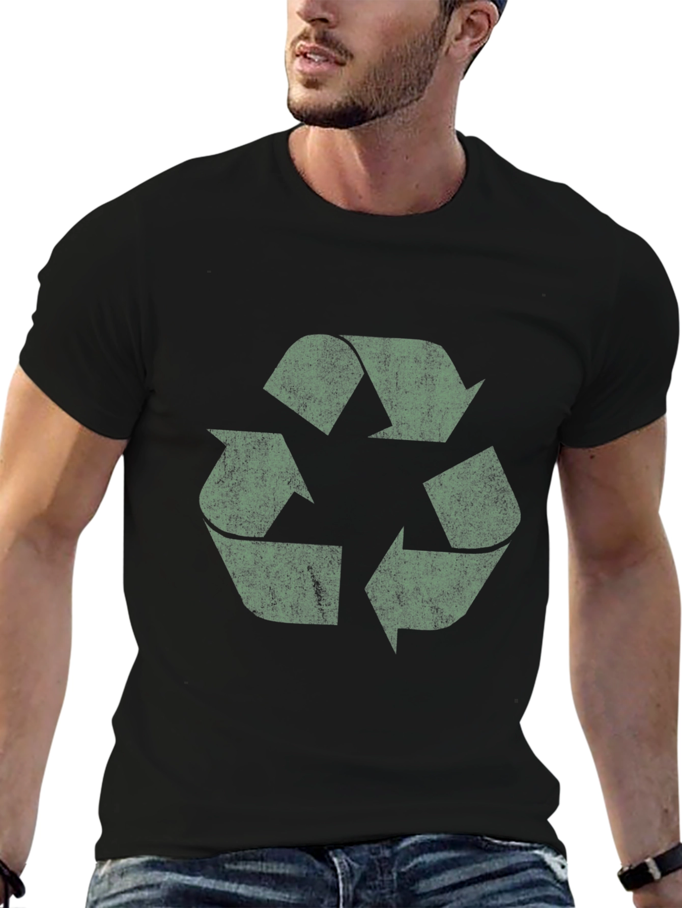 Recycle Symbol Graphic Tee - Sustainable Style