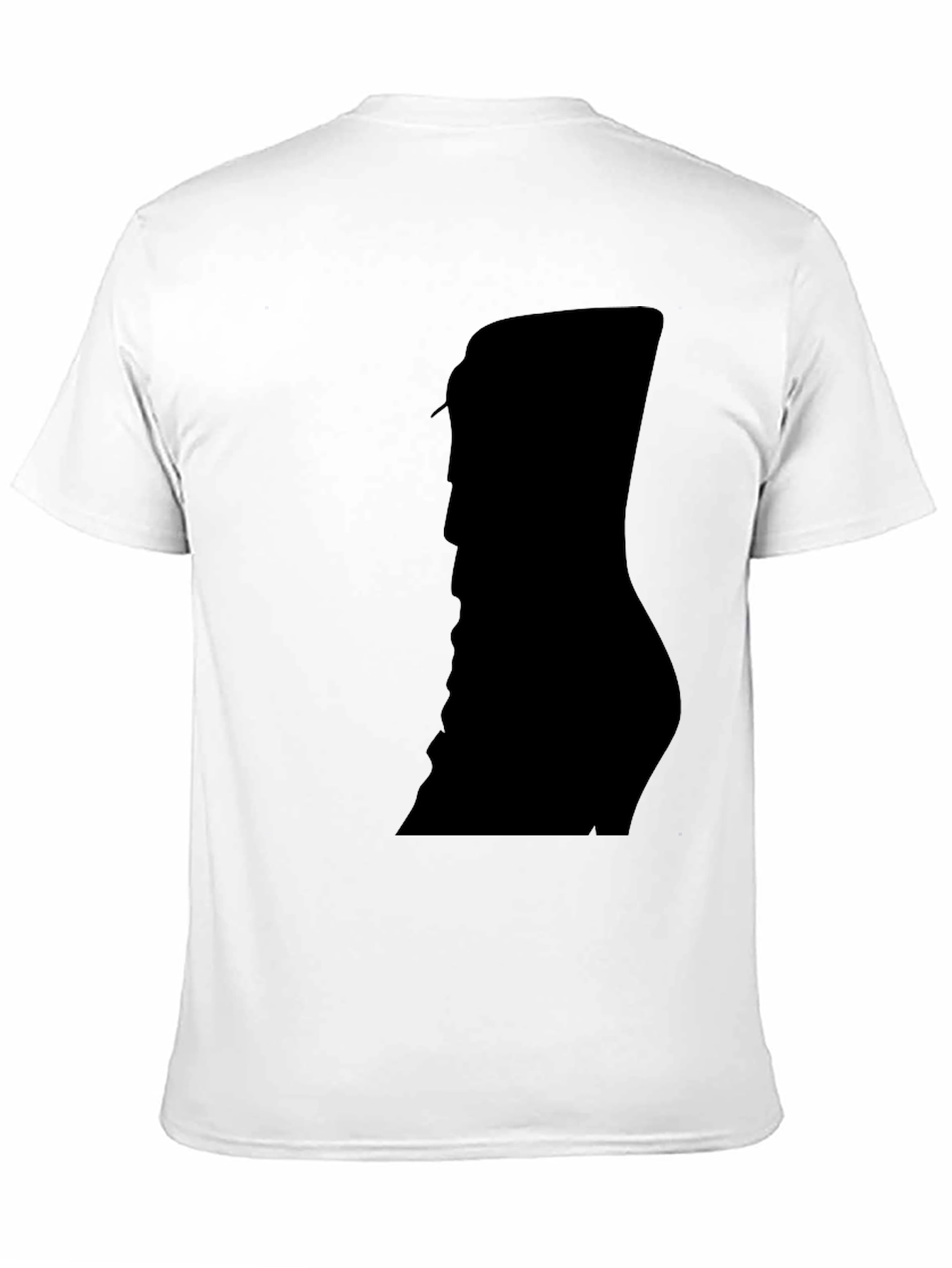 Silhouette Print Black T-Shirt