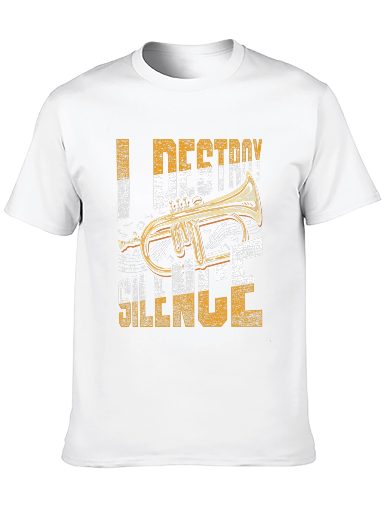 Destroy Silence Trumpet Musician T-Shirt
