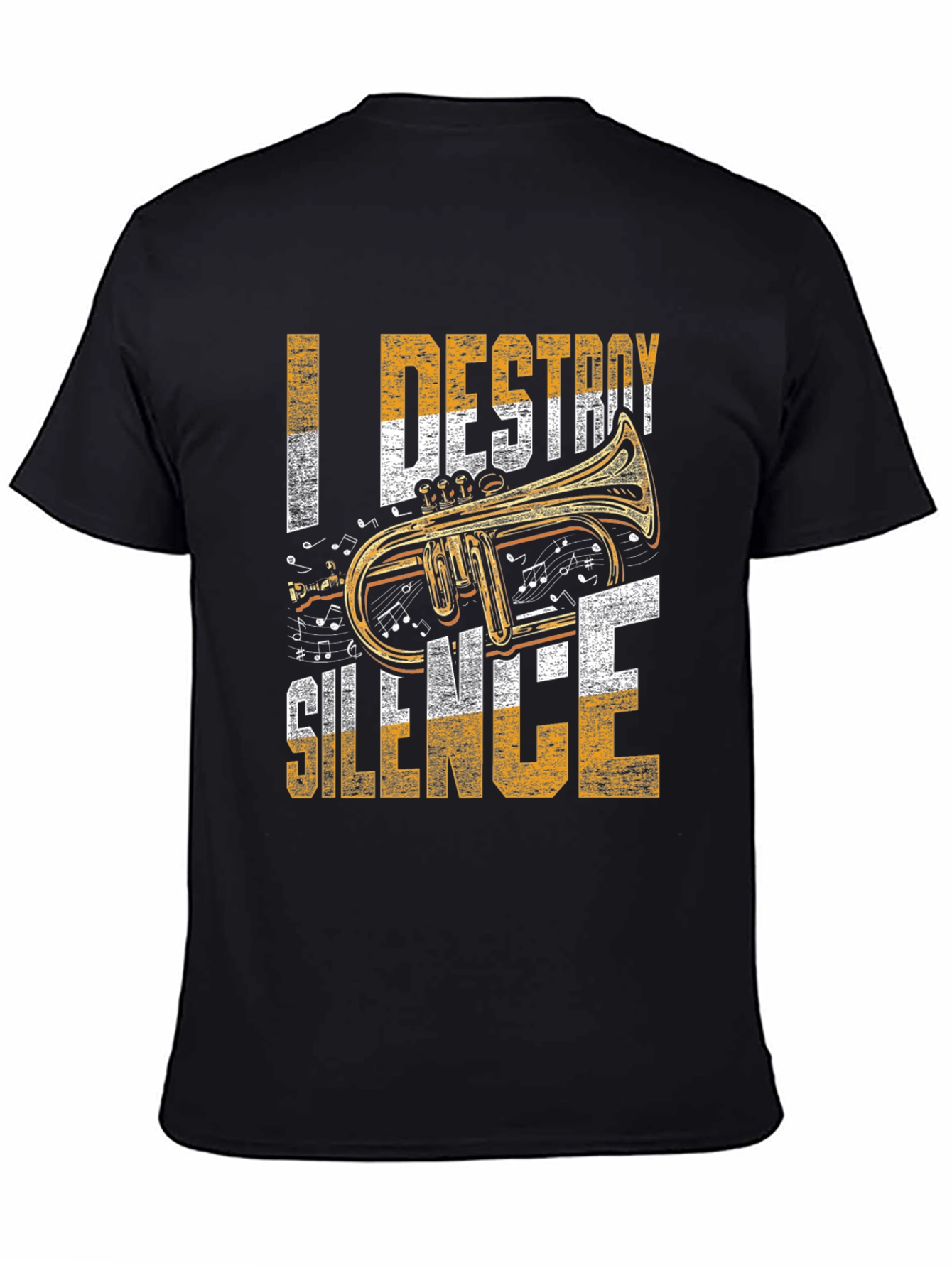Destroy Silence Trumpet Musician T-Shirt