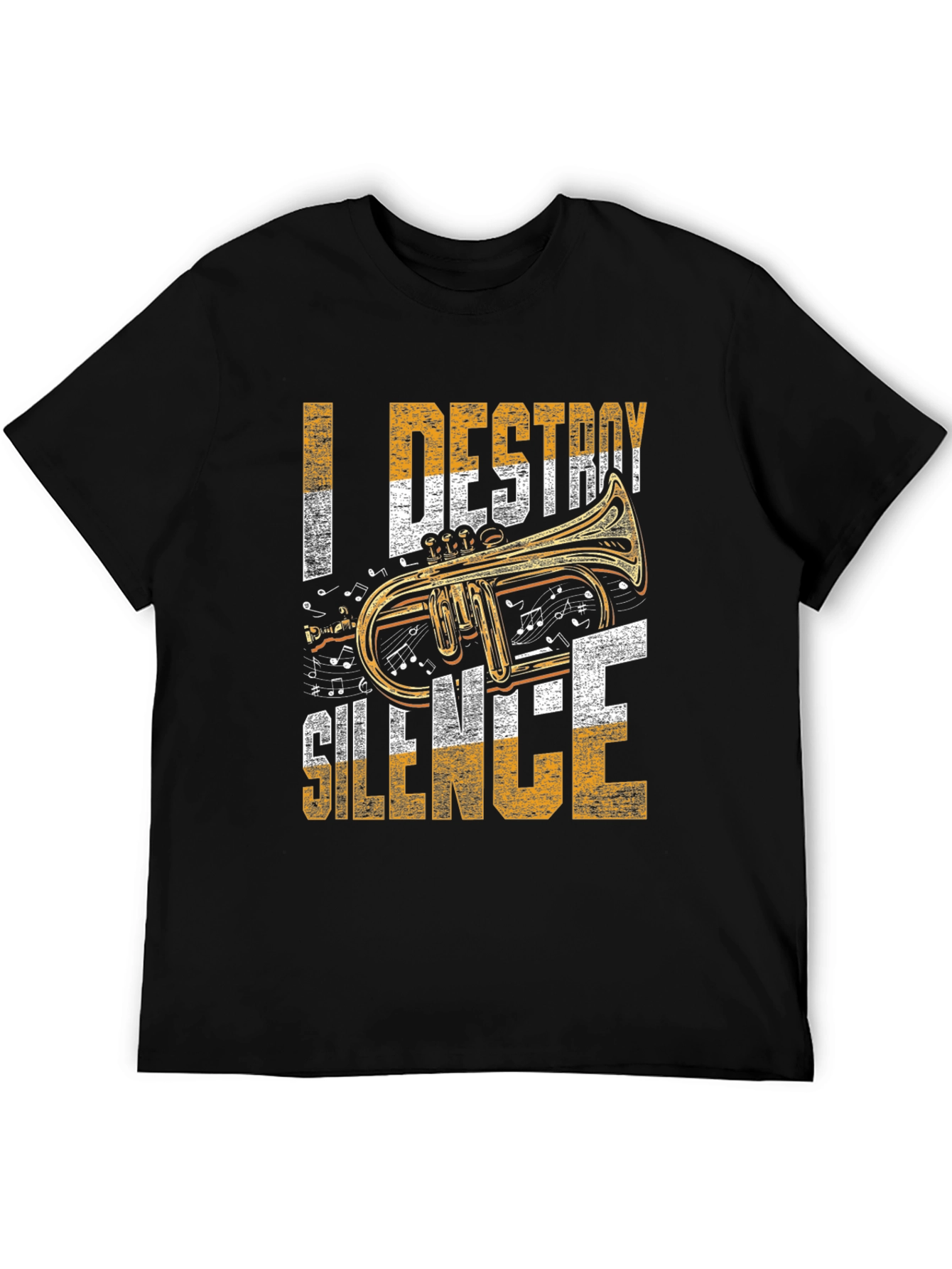 Destroy Silence Trumpet Musician T-Shirt