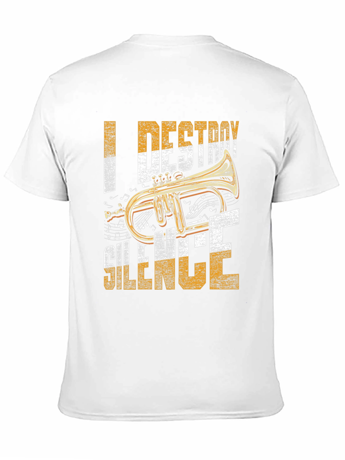 Destroy Silence Trumpet Musician T-Shirt