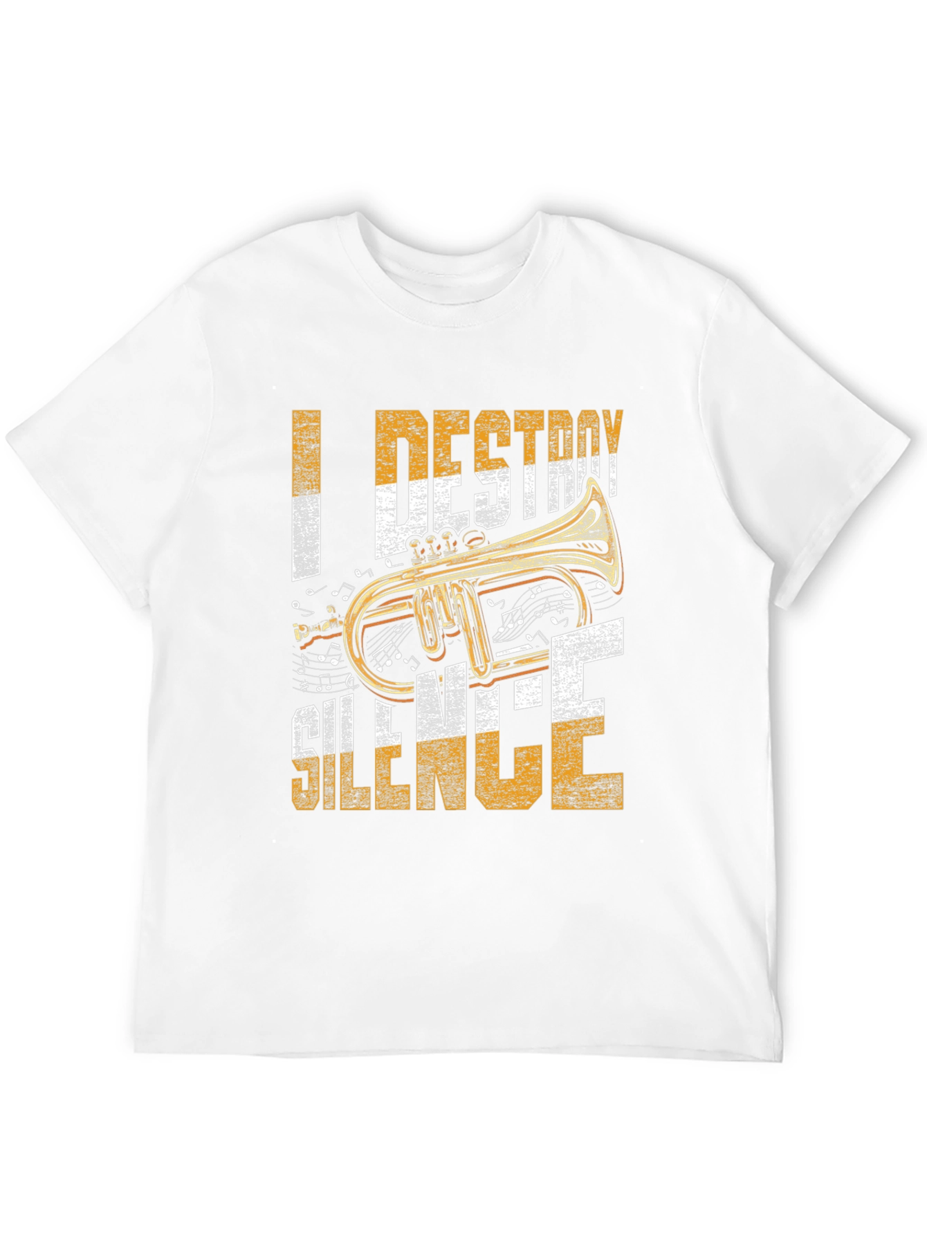 Destroy Silence Trumpet Musician T-Shirt