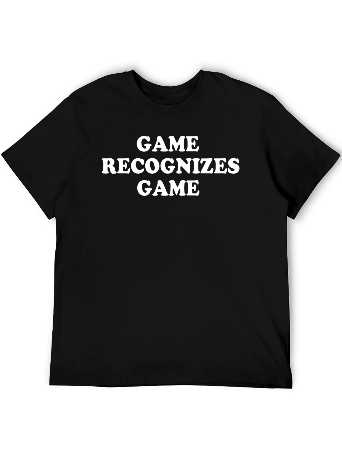 Game Recognizes Game Black T-Shirt