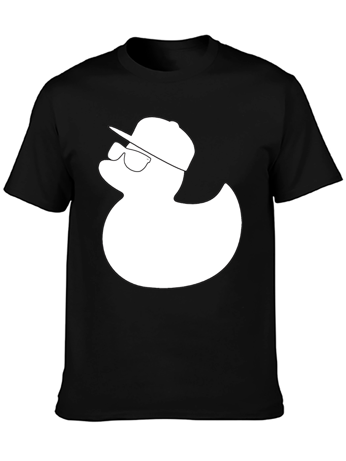 Duck with Hat T-Shirt - Cool Graphic Tee