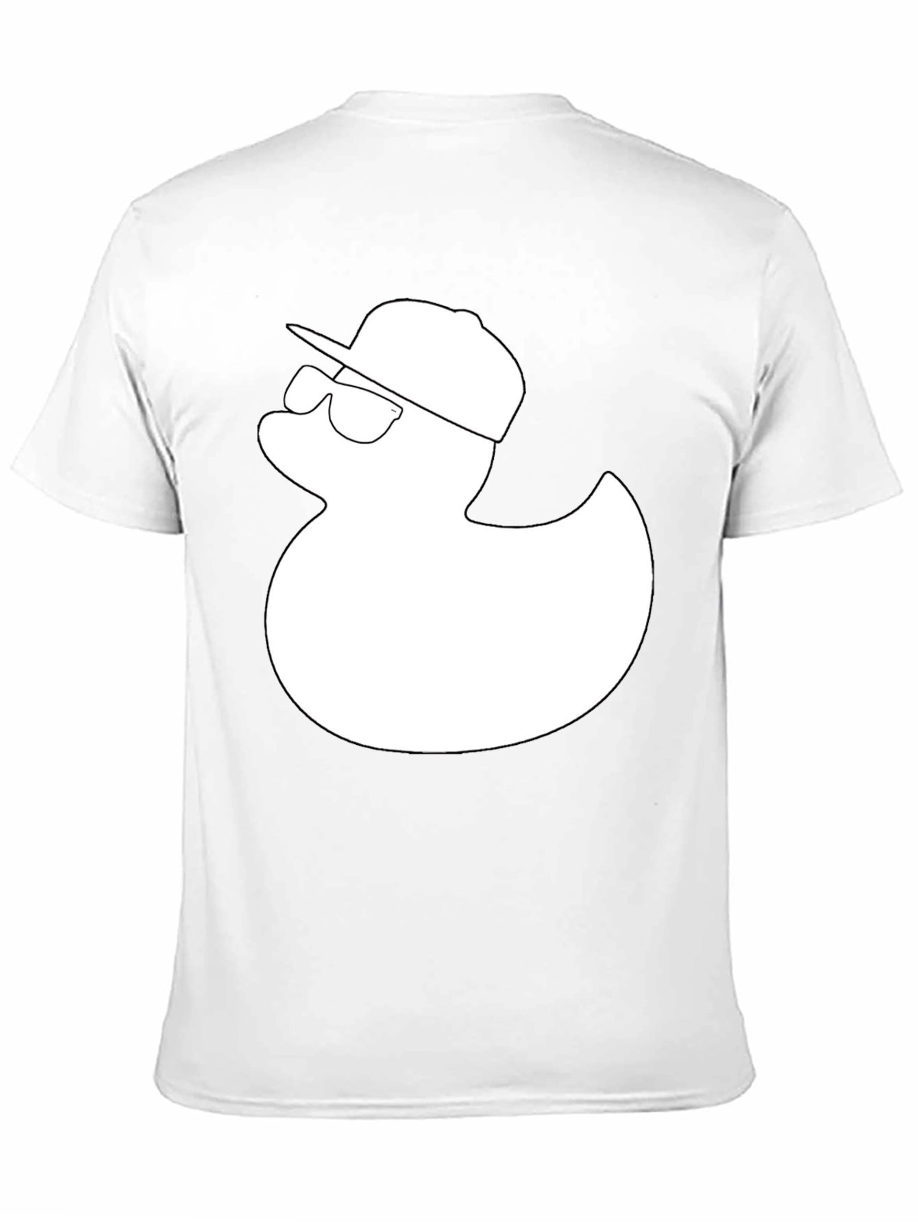 Duck with Hat T-Shirt - Cool Graphic Tee