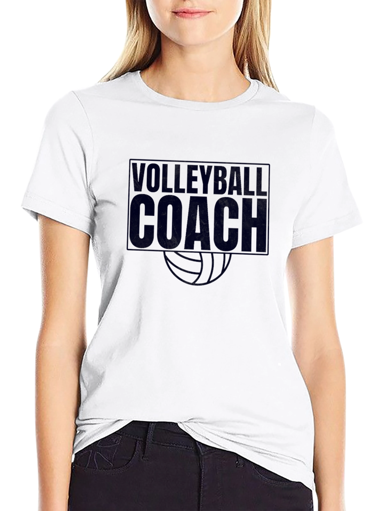 Volleyball Coach T-Shirt - Sporty Graphic Tee