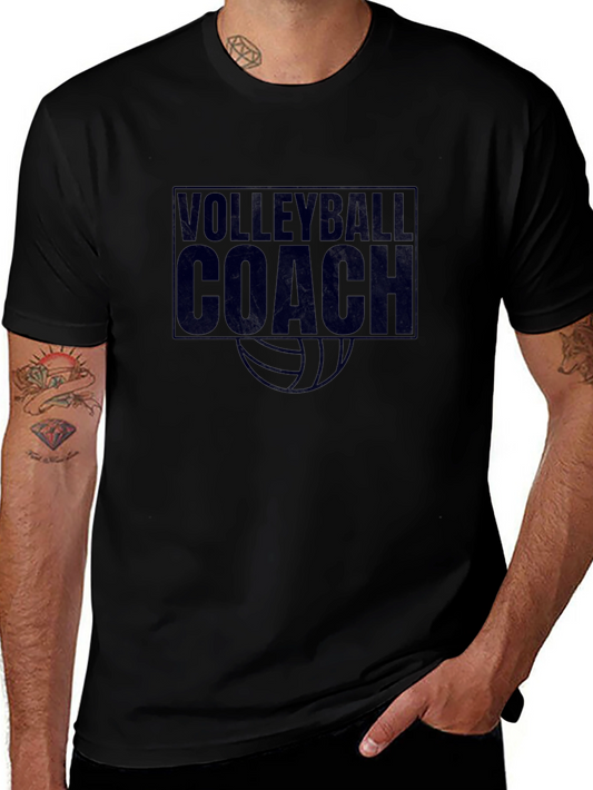 Volleyball Coach T-Shirt - Sporty Graphic Tee