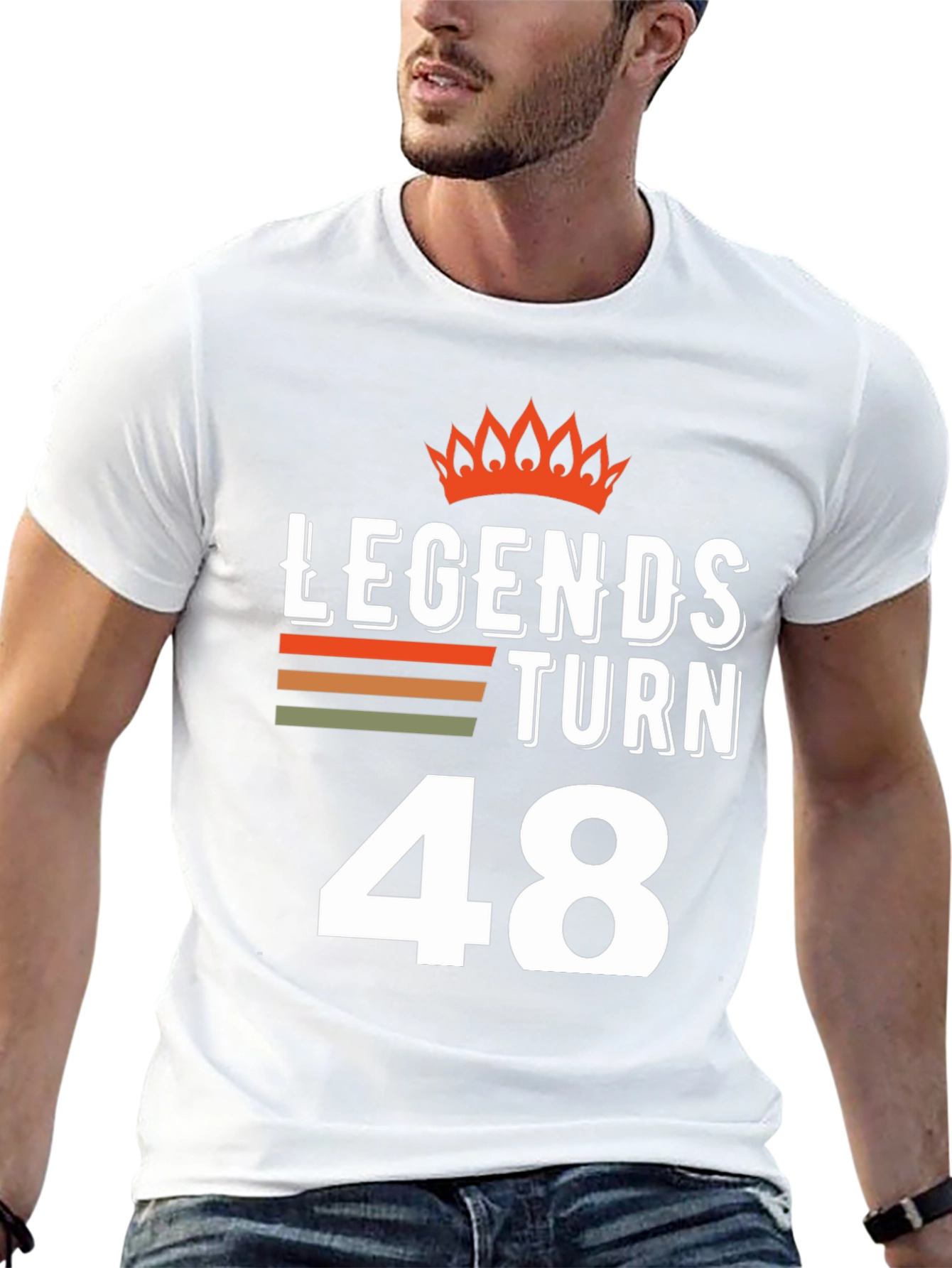 Legends Turn 48 T-Shirt - Birthday Gift