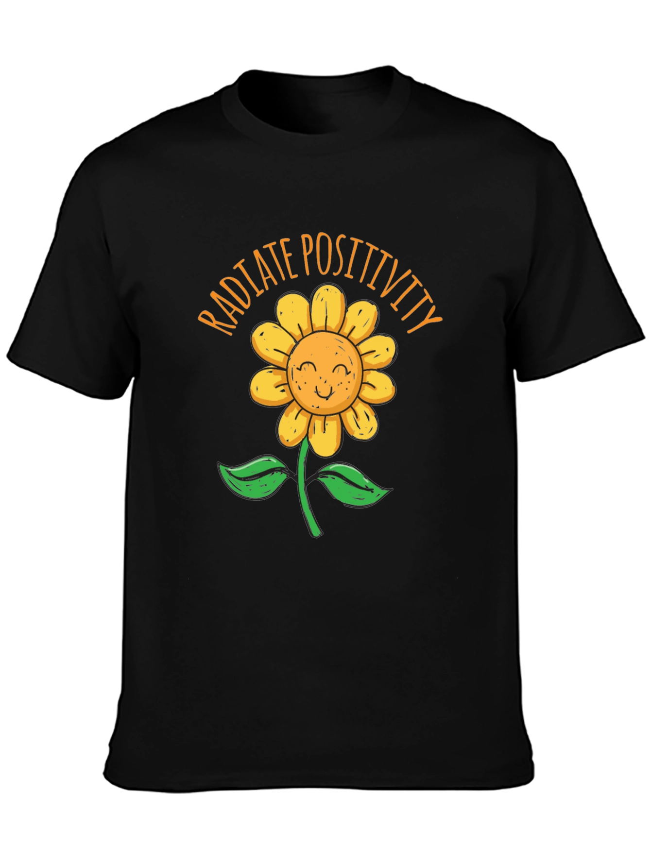 Radiate Positivity Sunflower Graphic Tee