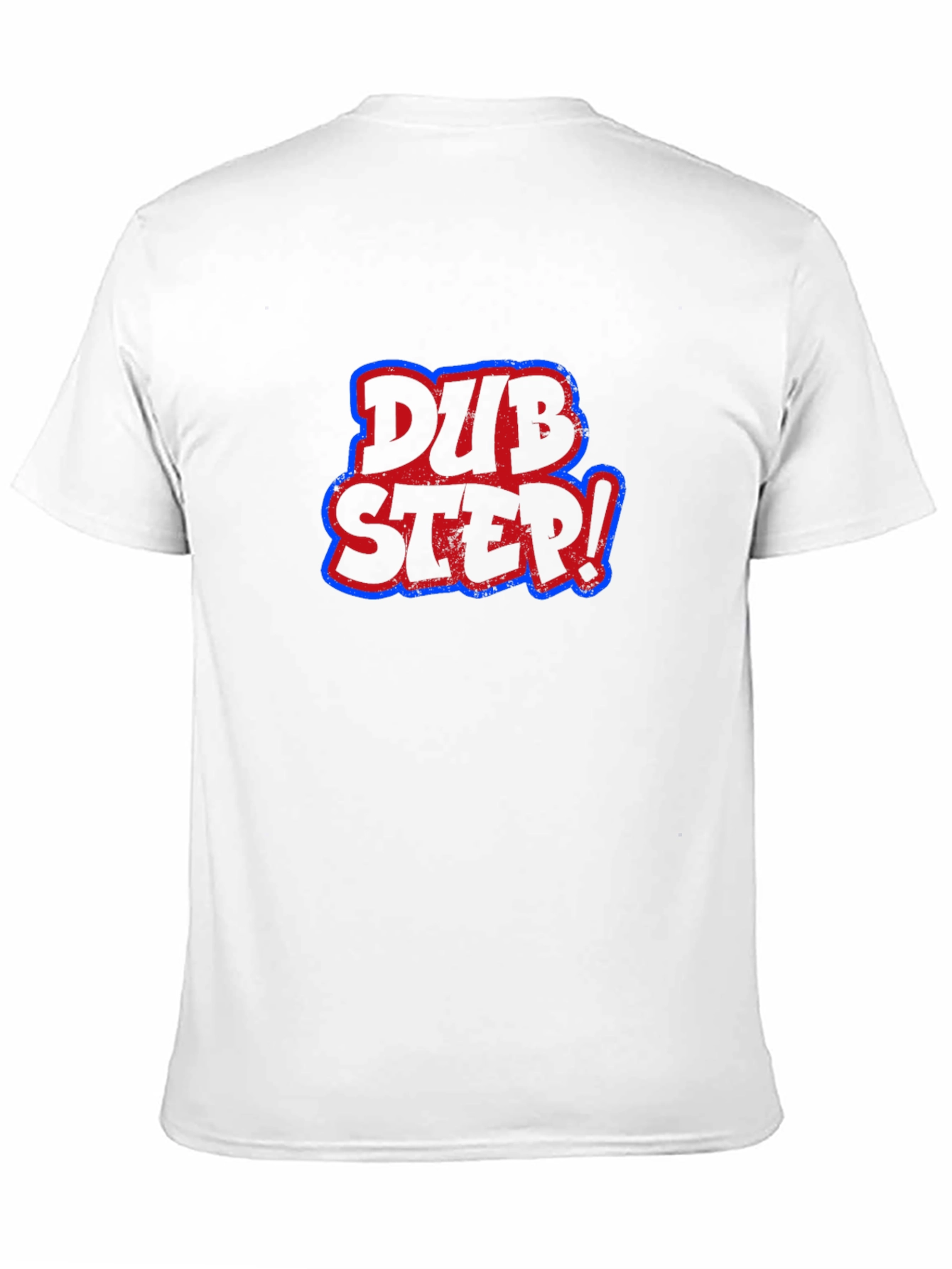 Dubstep Graphic Print Black T-Shirt